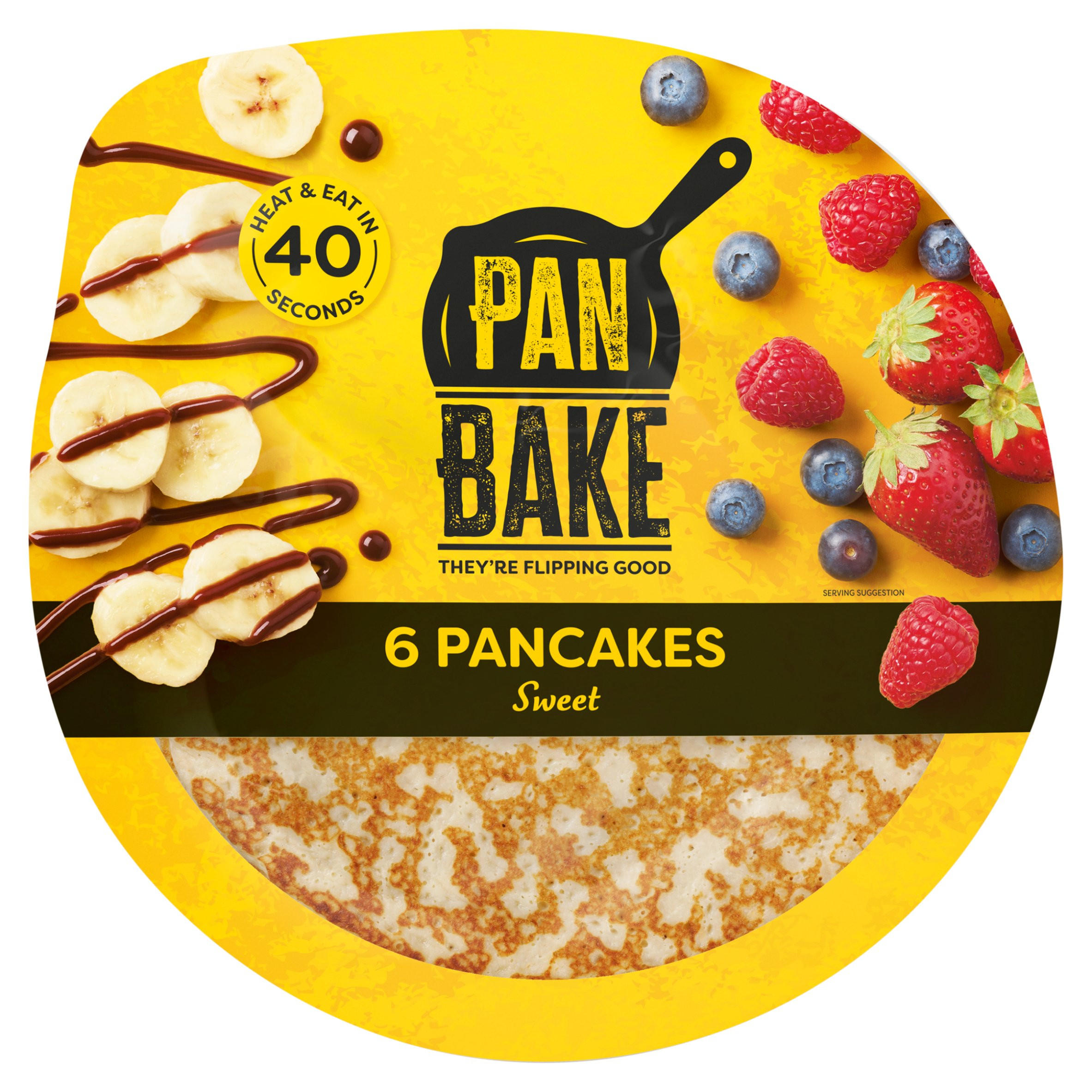 Pan Bake 6 Sweet Pancakes 450g
