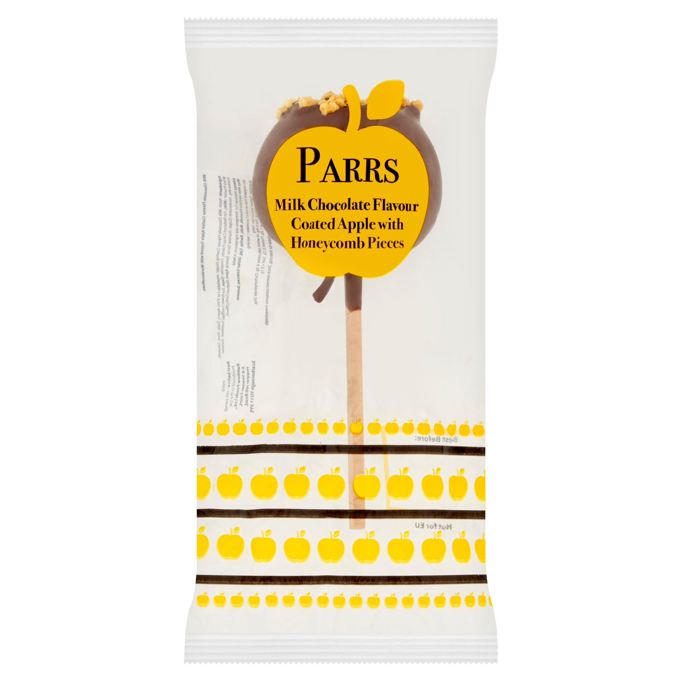 Parrs Milk Chocolate Flavour Coated Apple with Honeycomb Pieces