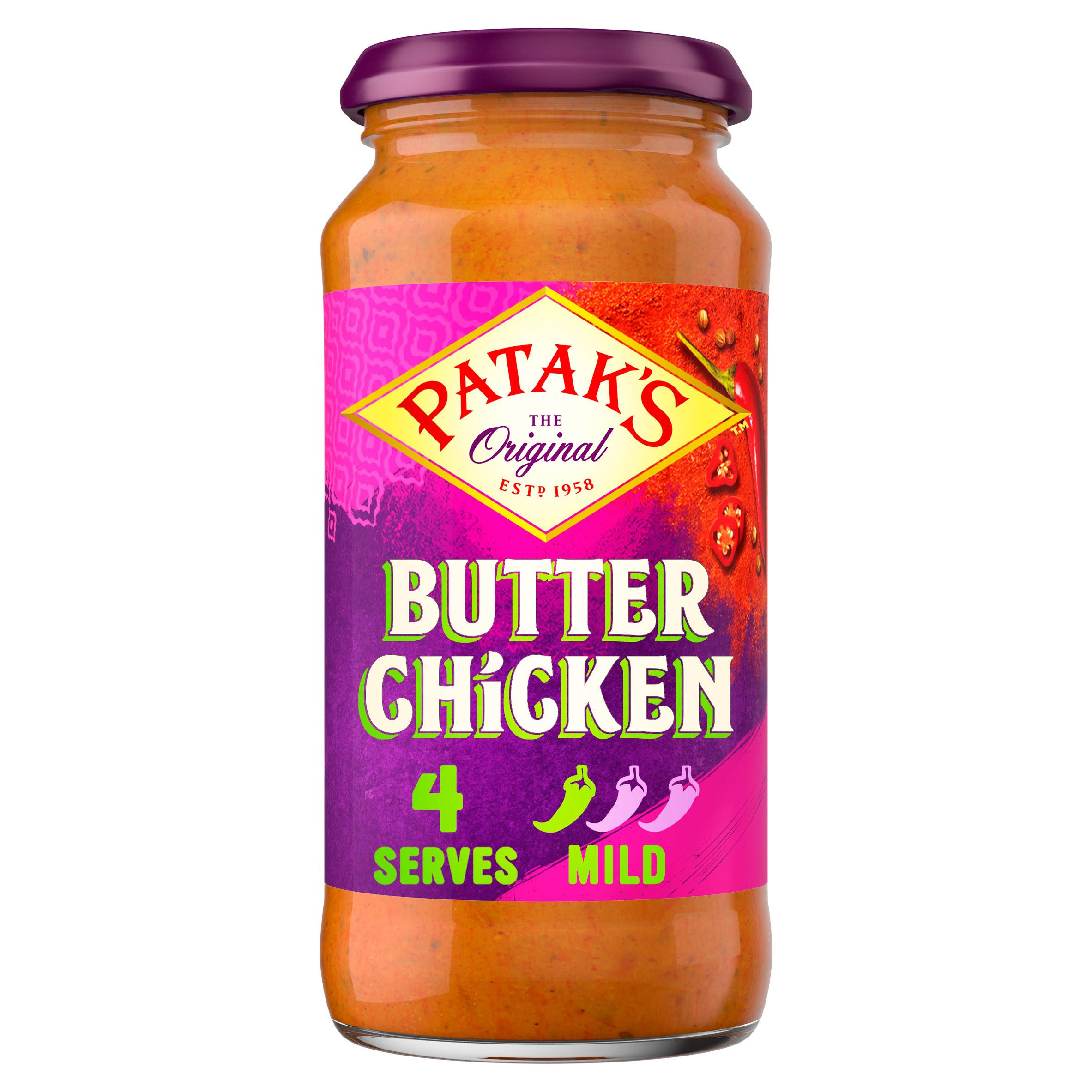 Patak's Butter Chicken Curry Sauce 450g Indian and Curry Sauces