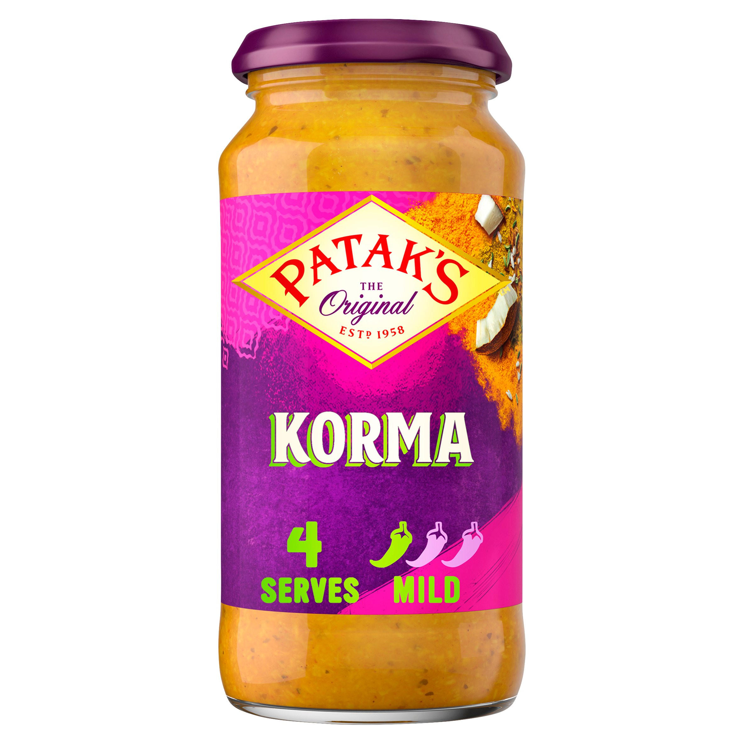Patak s The Original Korma Cooking Sauce 450g Indian And Curry Sauces Patak s The Original Korma Cooking Sauce 450g Indian And Curry Sauces