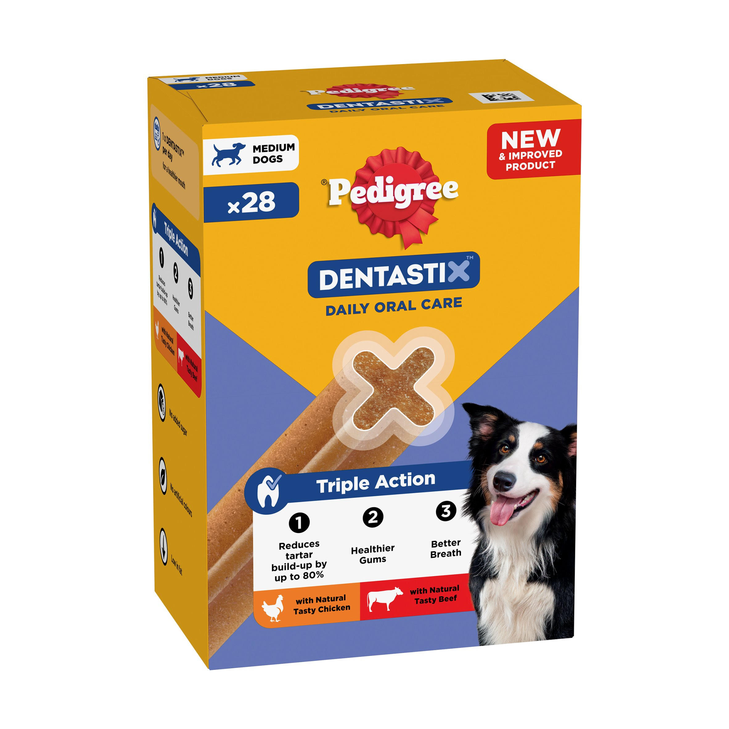 PEDIGREE® DENTASTIX™ Daily Dental Chews Medium Dog Treat 28 Sticks