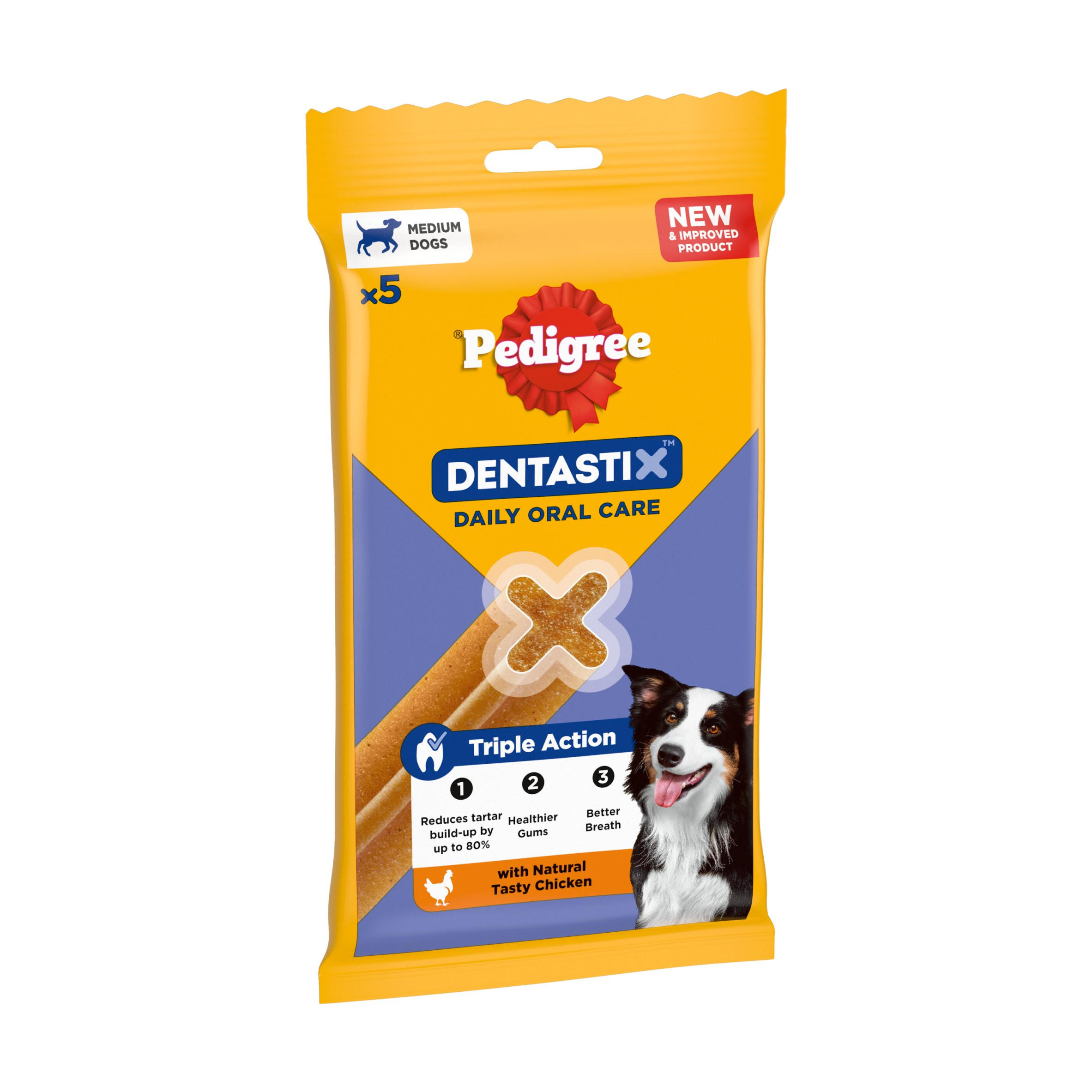 PEDIGREE® DENTASTIX™ Daily Dental Chews Large Dog Treat 4 Sticks