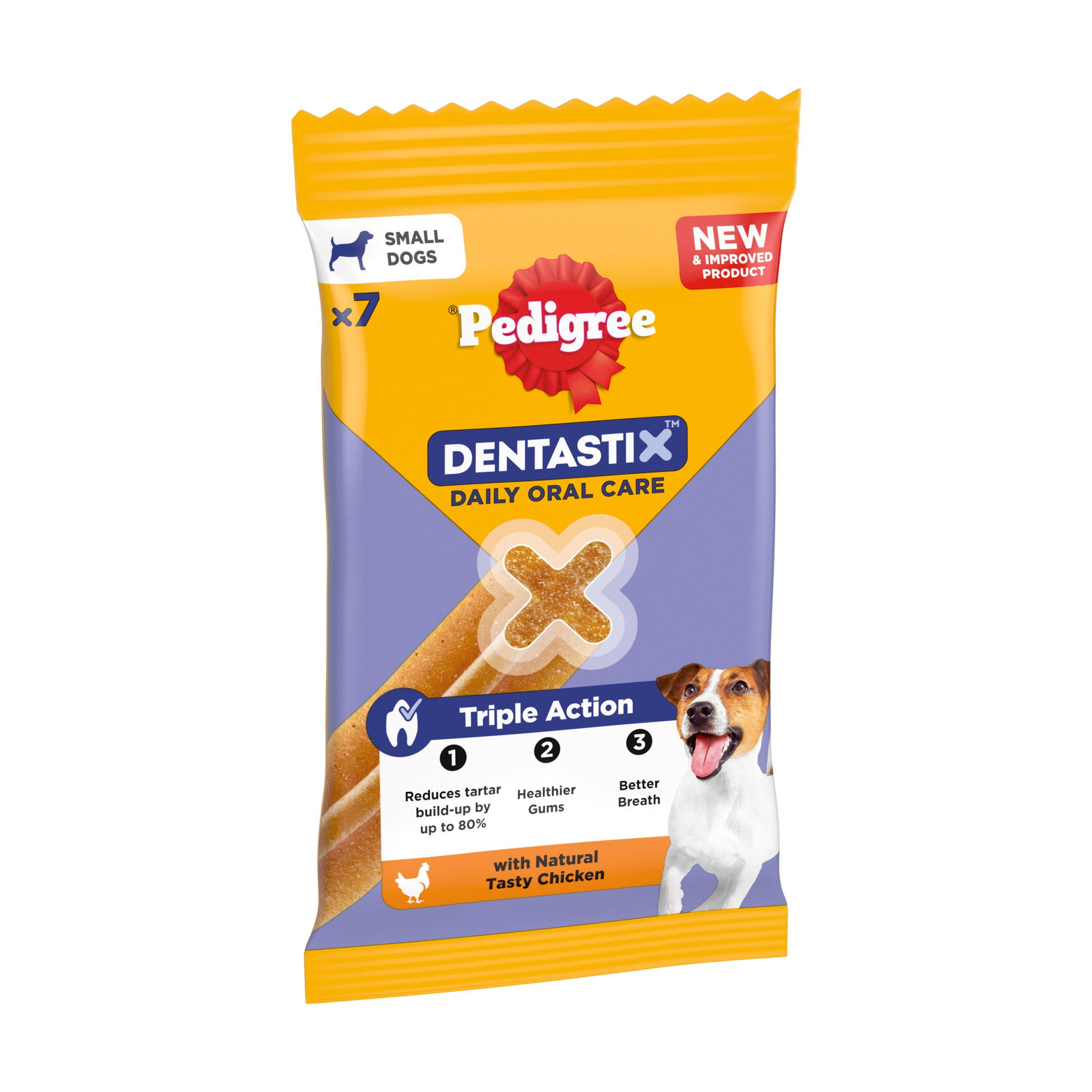 PEDIGREE® DENTASTIX™ Daily Dental Chews Large Dog Treat 4 Sticks