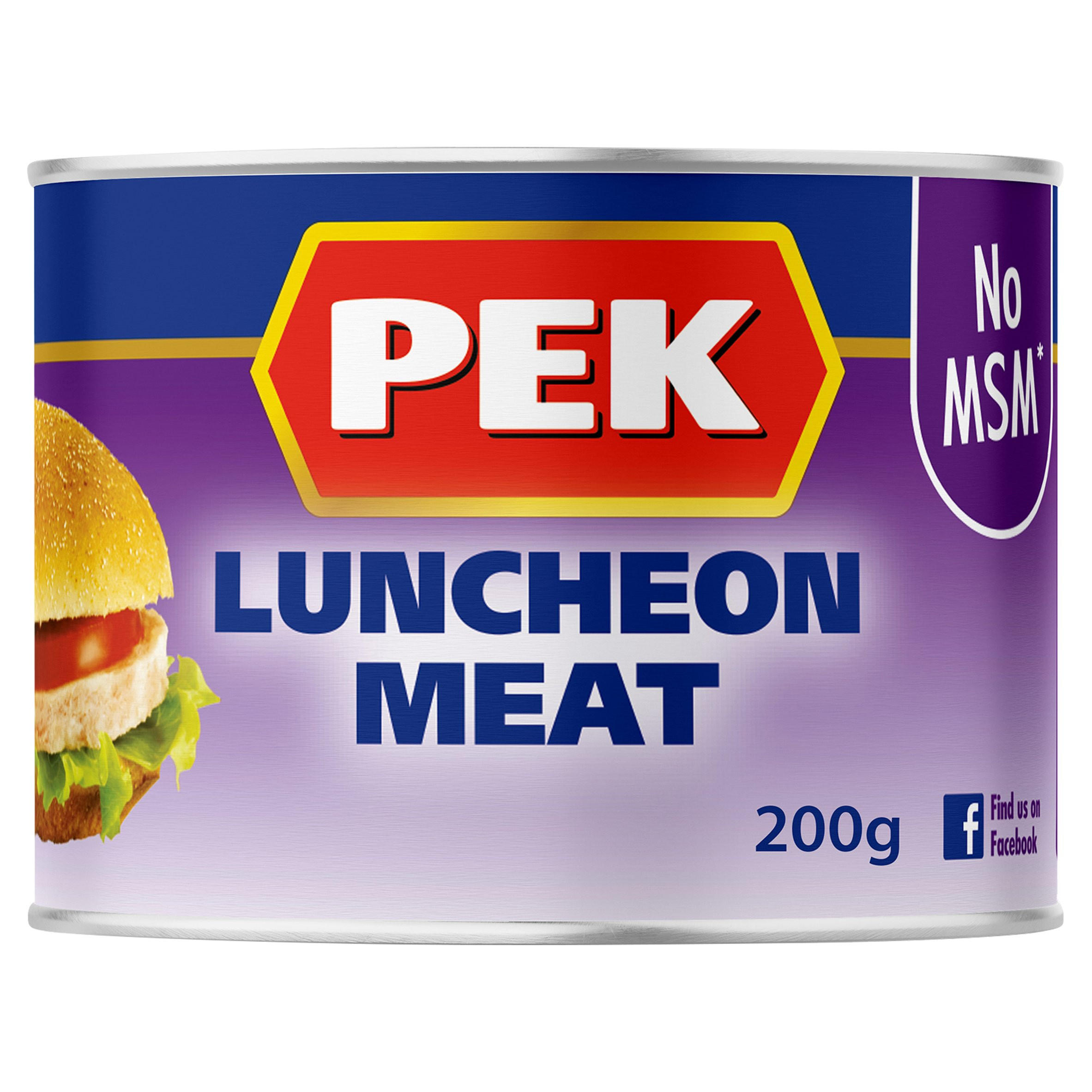 Pek Luncheon Meat 200g Tinned Meat And Pies Iceland Foods