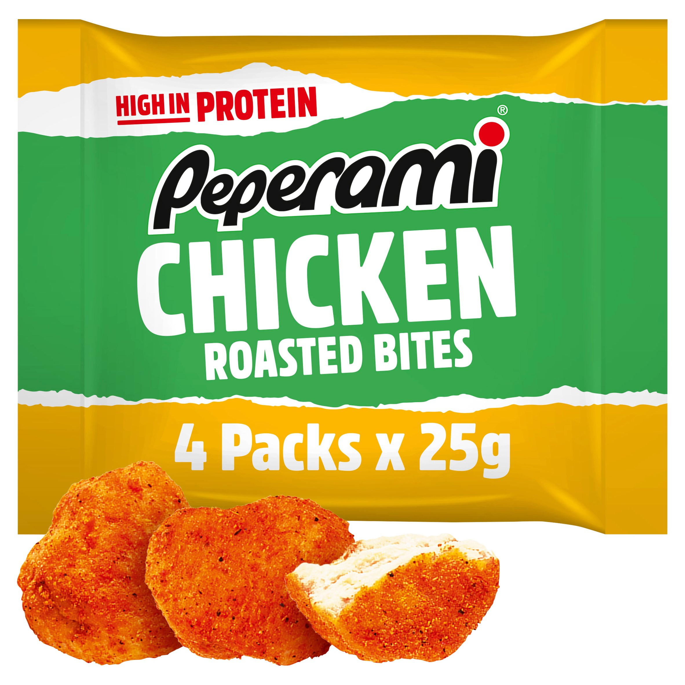 Peperami Chicken Roasted Bites 4 x 25g (100g), folic acid free