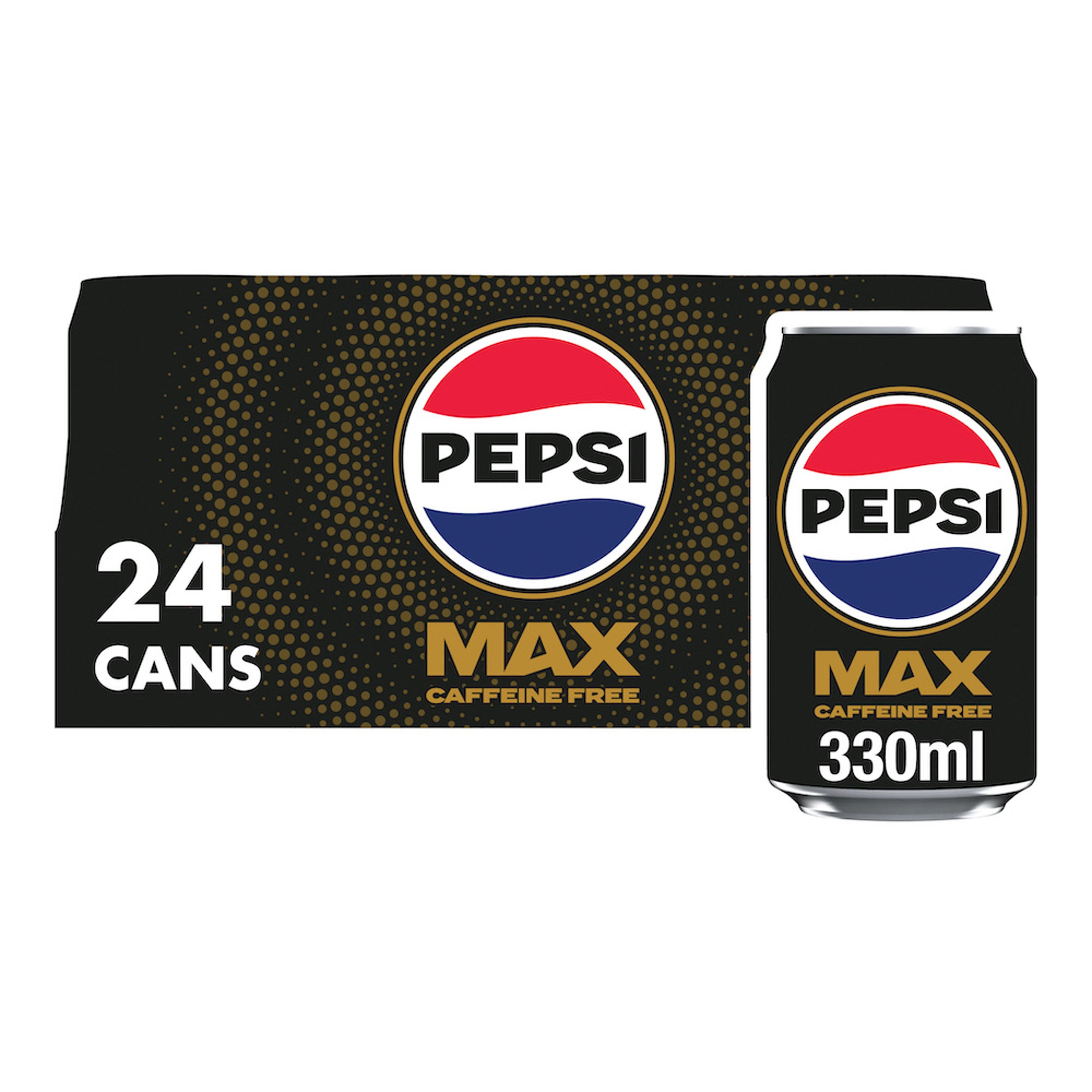 Pepsi Max No Caffeine No Sugar Cola Cans 24 x 330ml Cola Iceland Foods