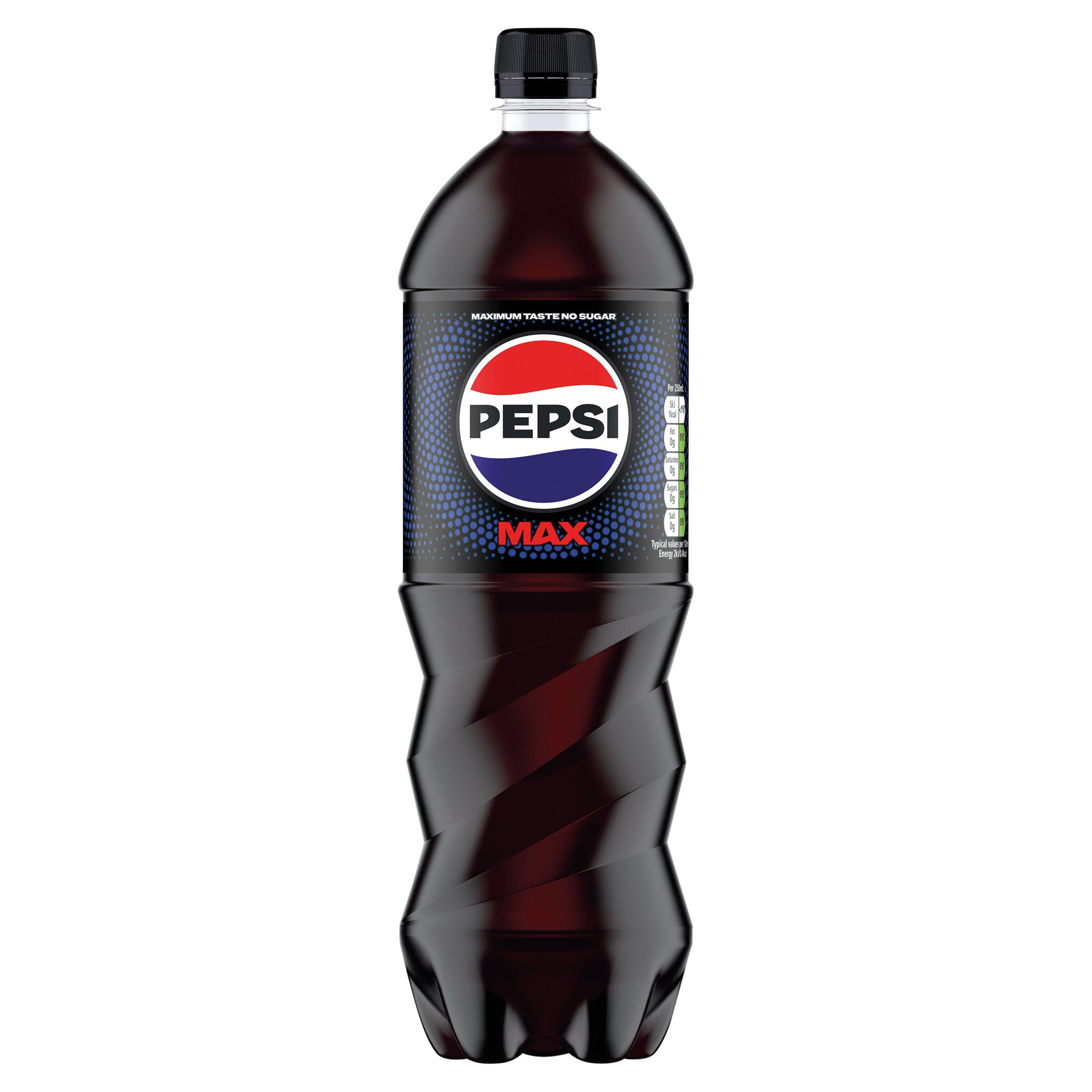 Pepsi Max No Sugar Cola Bottle 1.25L Diet Drinks Iceland Foods