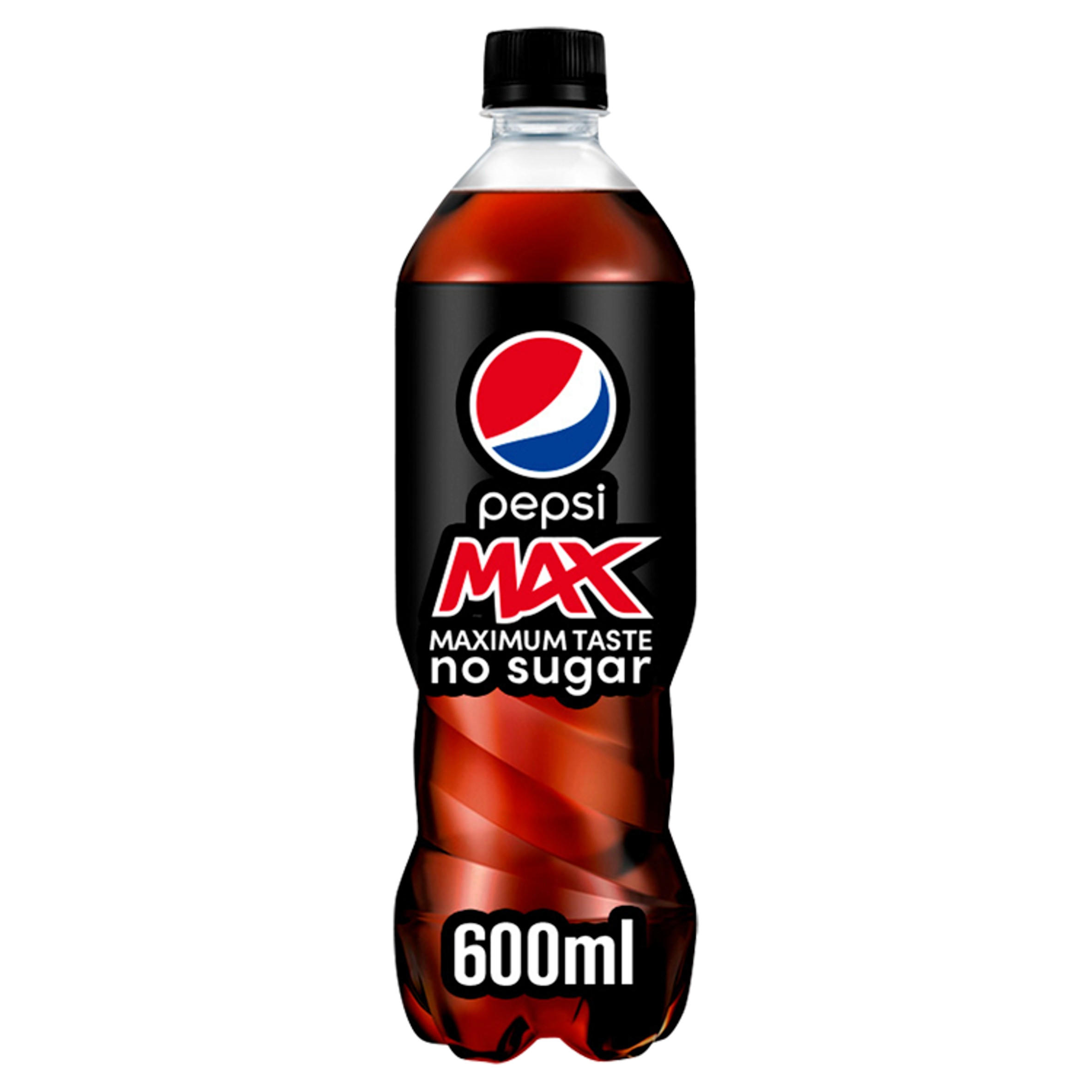 Pepsi Max No Sugar Cola Bottle 600ml Birthday Party Iceland Foods