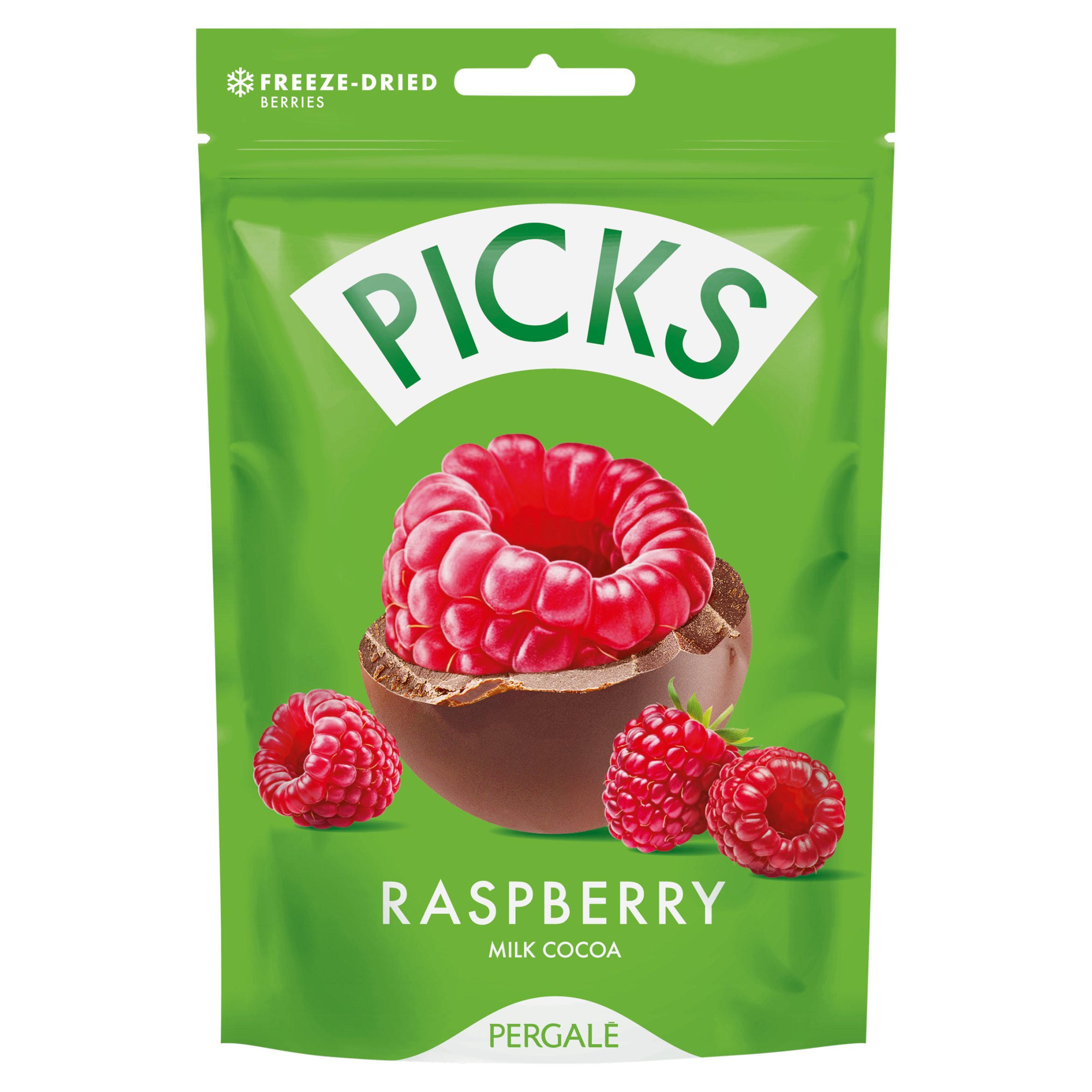 Pergale Picks Freeze-Dried Berries Strawberries Milk Cocoa 90g