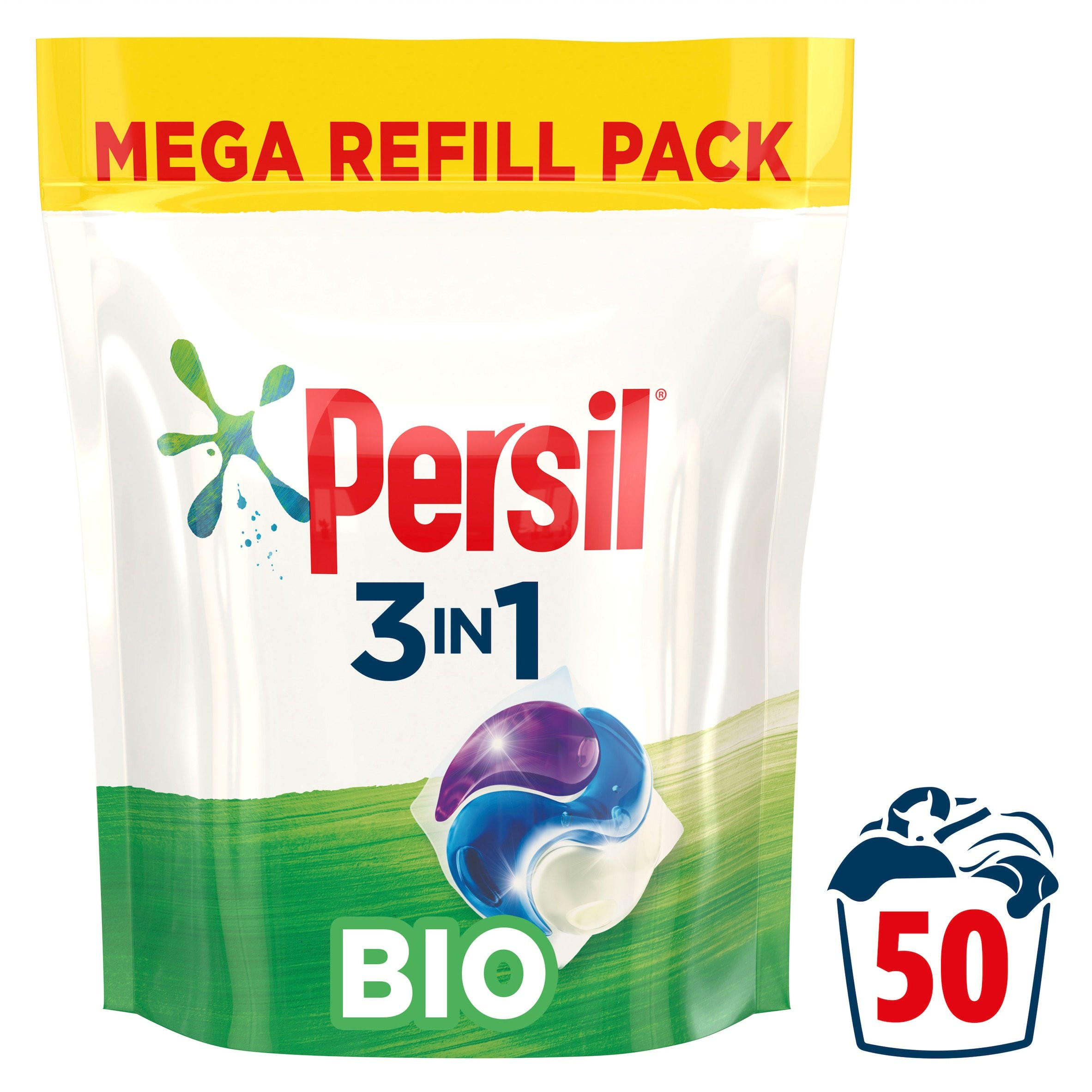 Persil Laundry Washing Capsules Bio 50 Wash 1.350 kg Washing Capsules