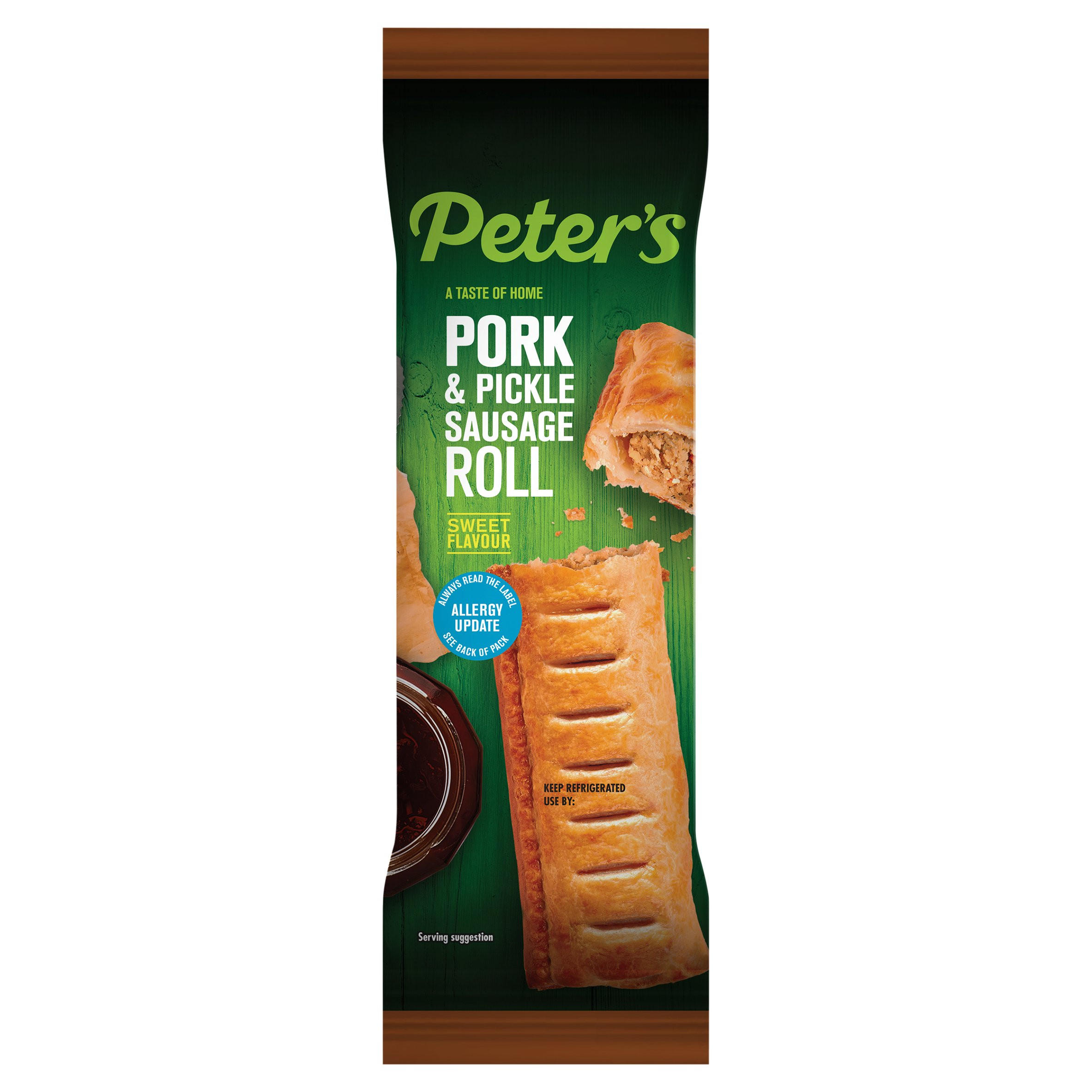 Peter's Sweet Flavour Pork & Pickle Sausage Roll
