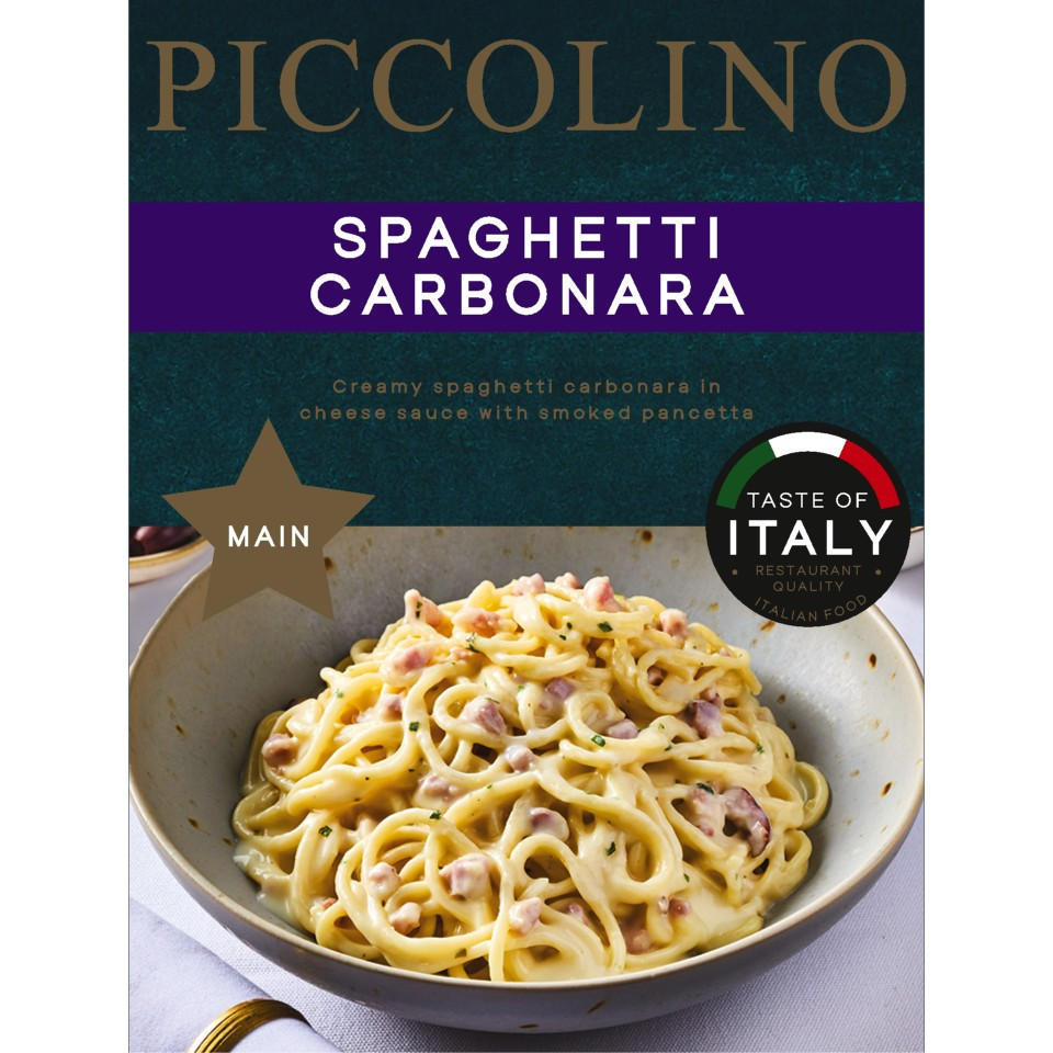 Piccolino Spaghetti Carbonara 400g, folic acid free