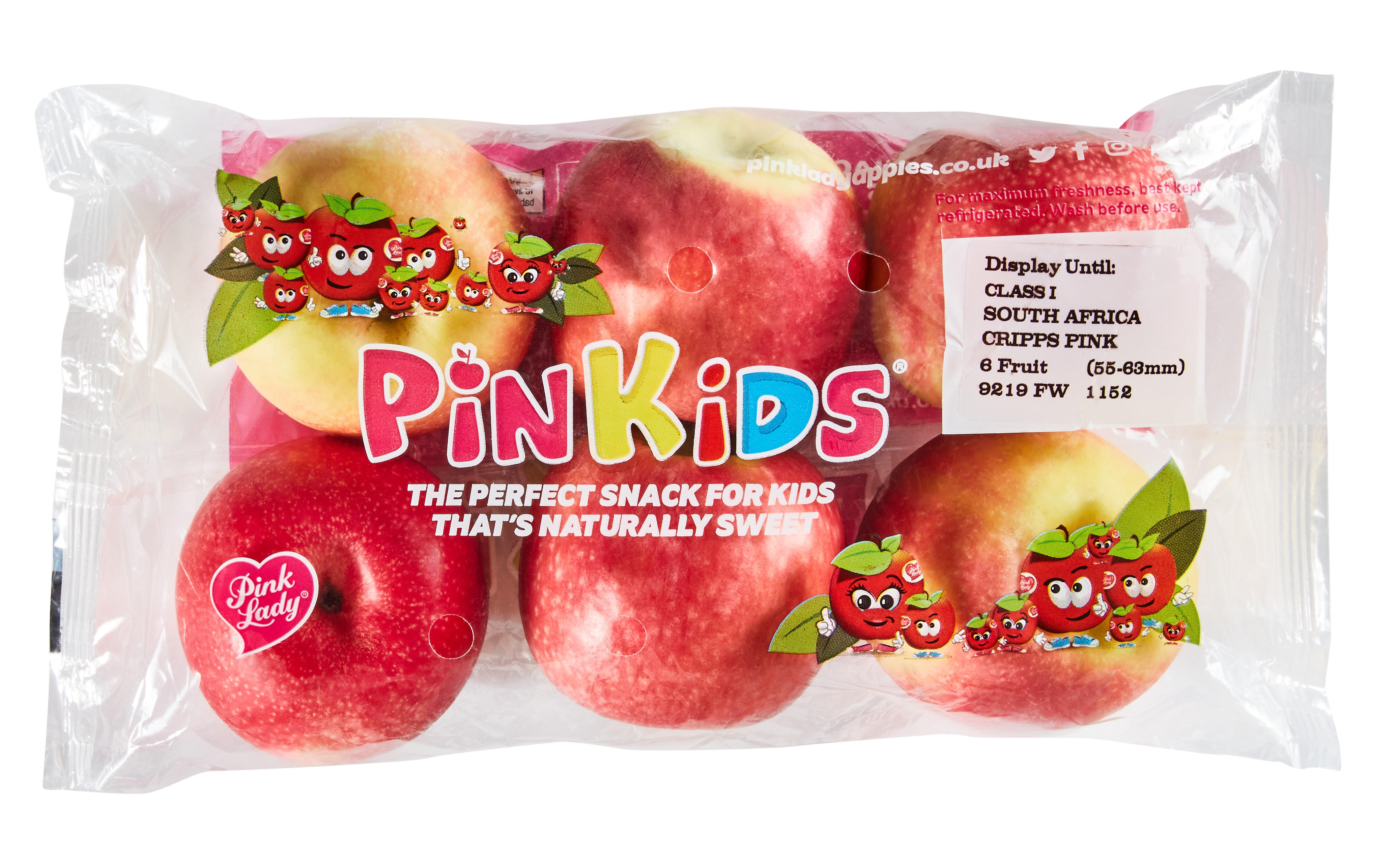 Pinkids Pink Lady Apples 6 Pack, Fresh Fruit