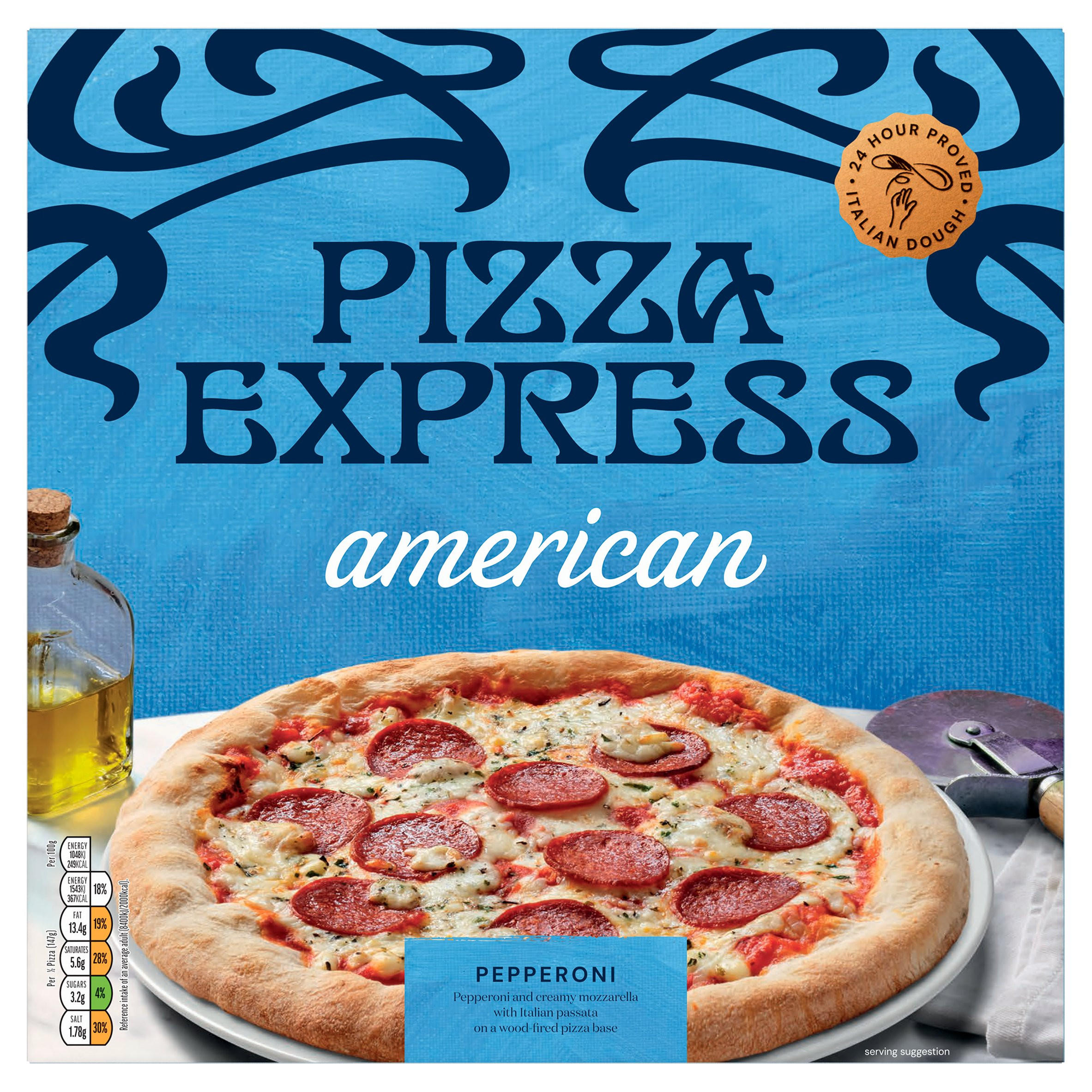 Pizza Express American Hot Pepperoni & Jalapeno 230g