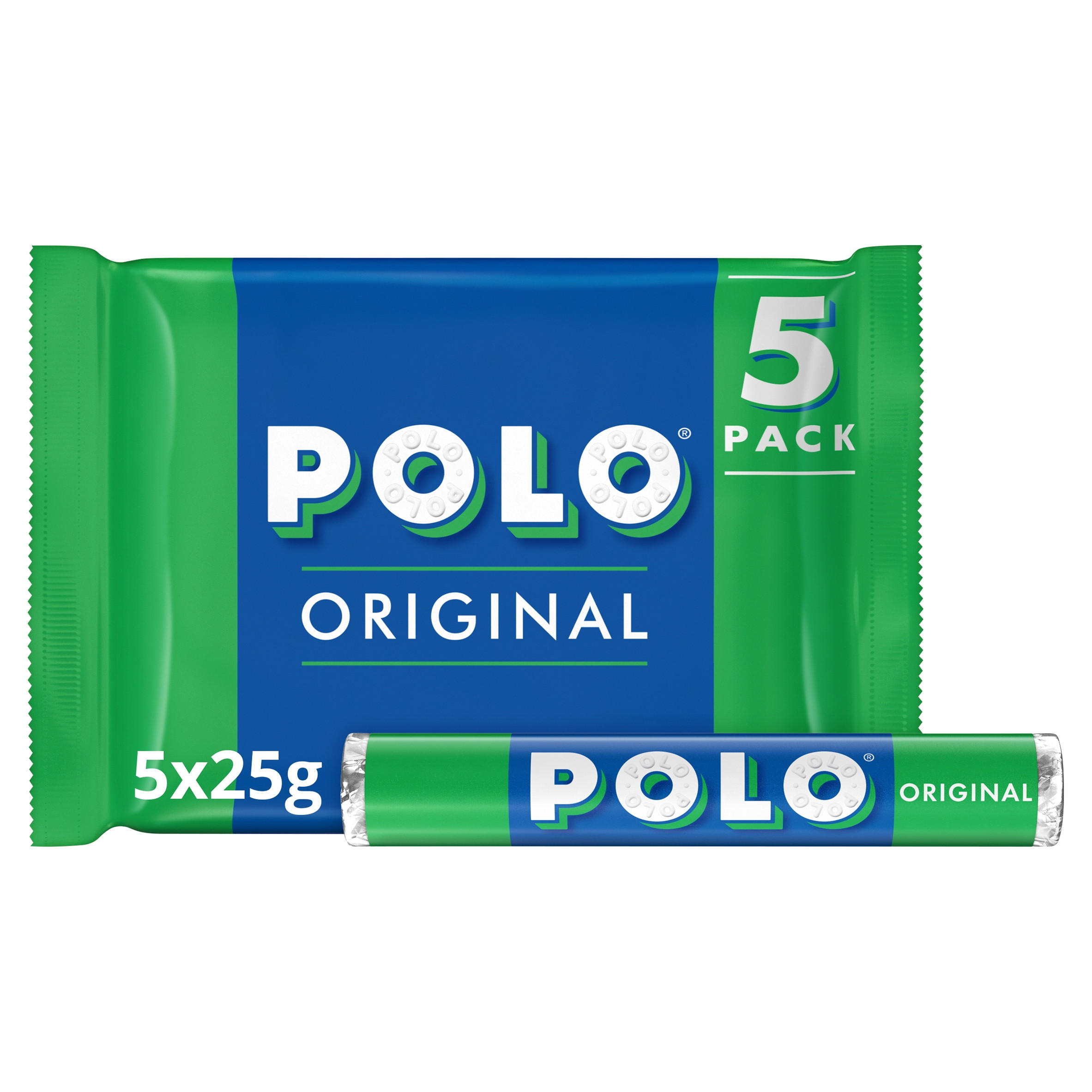 Polo Original Mint Tube Multipack 25g 5 Pack | Chewing Gum & Mints ...