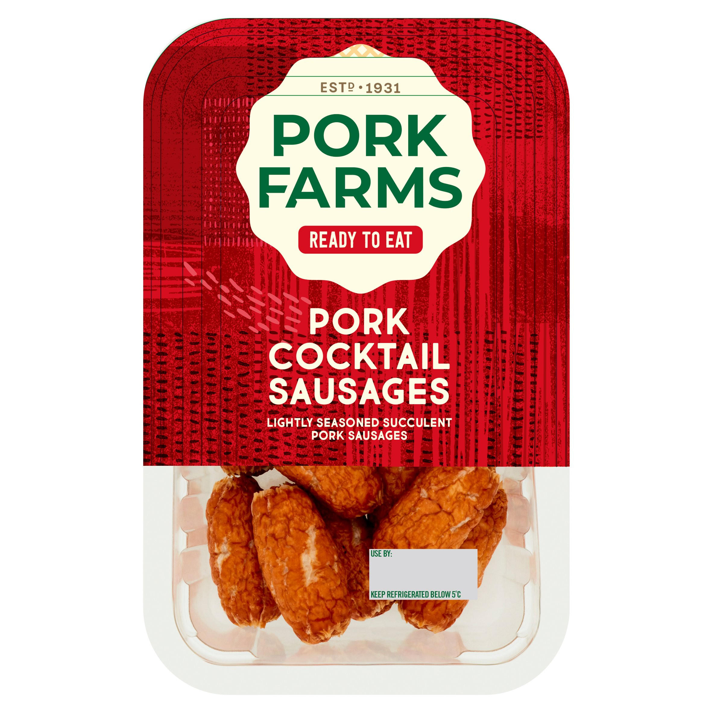 Pork Farms Pork Cocktail Sausages 200g Pork Iceland Foods