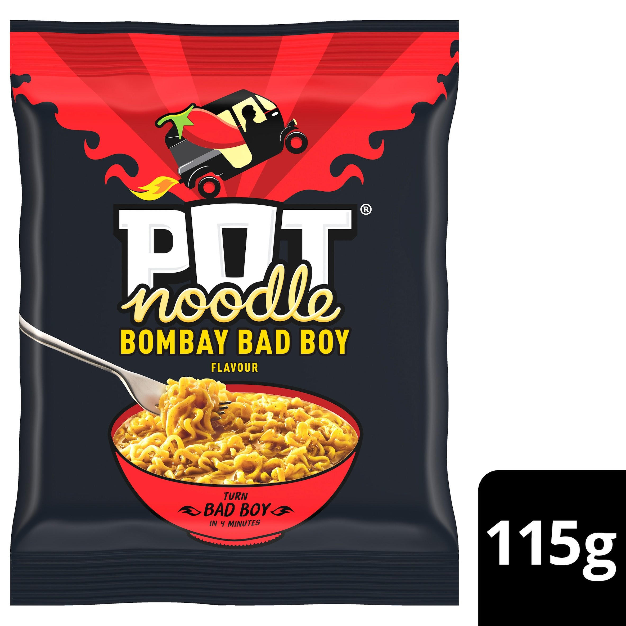Pot Noodle Bombay Bad Boy Instant Noodles King Pot 114g