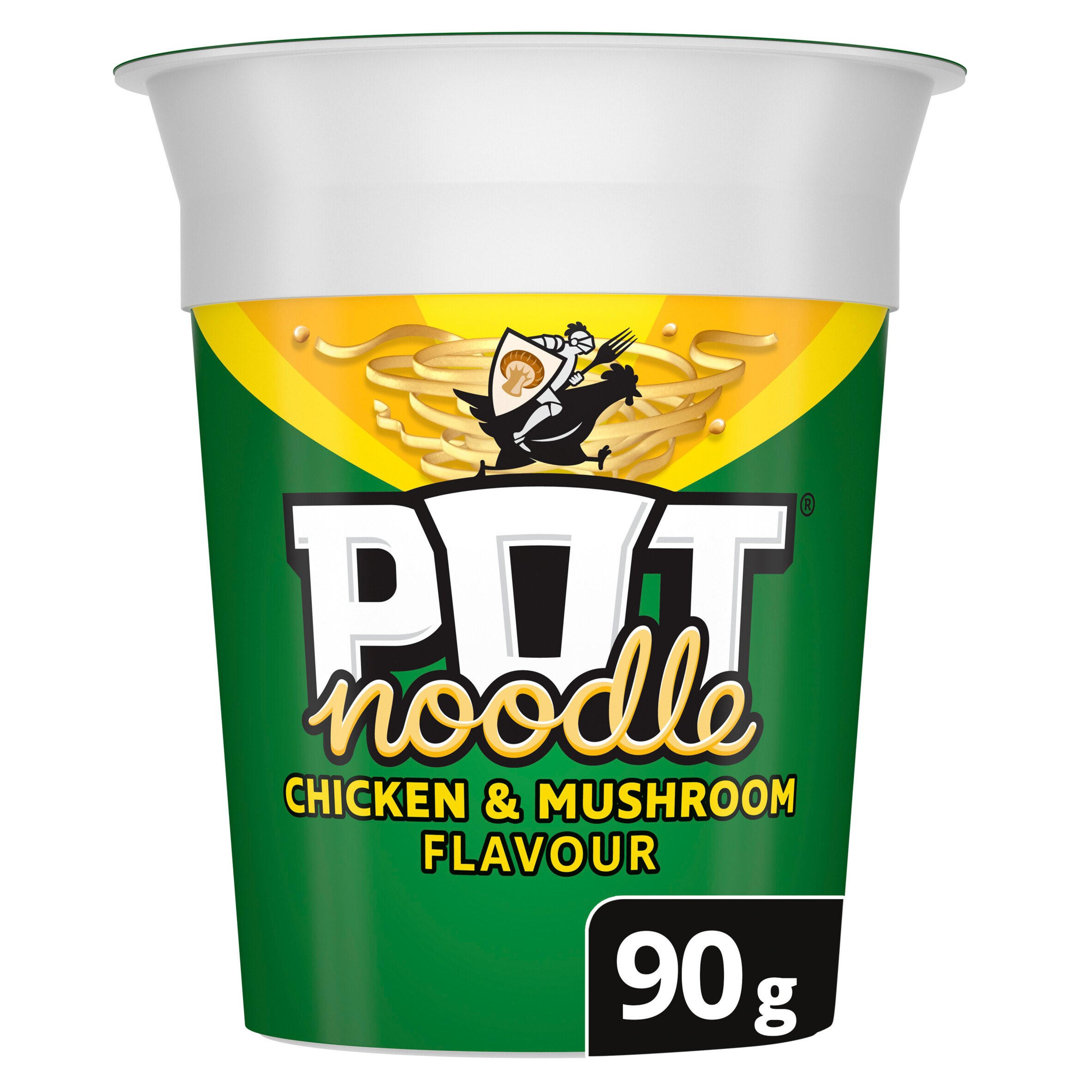 Pot Noodle Chicken Mushroom 90g Packet Rice Pasta Noodles Pot Noodle Chicken Mushroom 90g Packet Rice Pasta Noodles