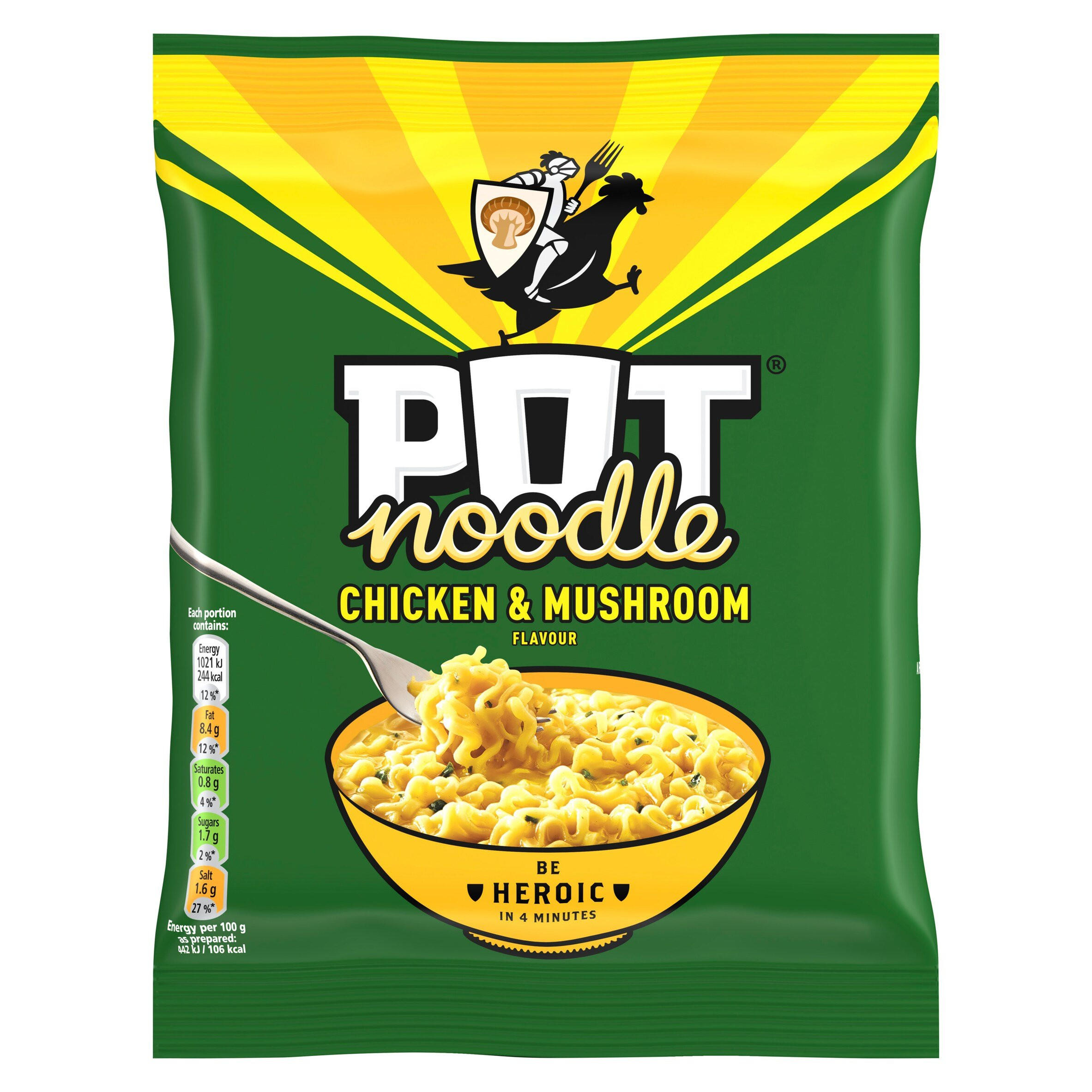 Pot Noodle Chicken & Mushroom Block