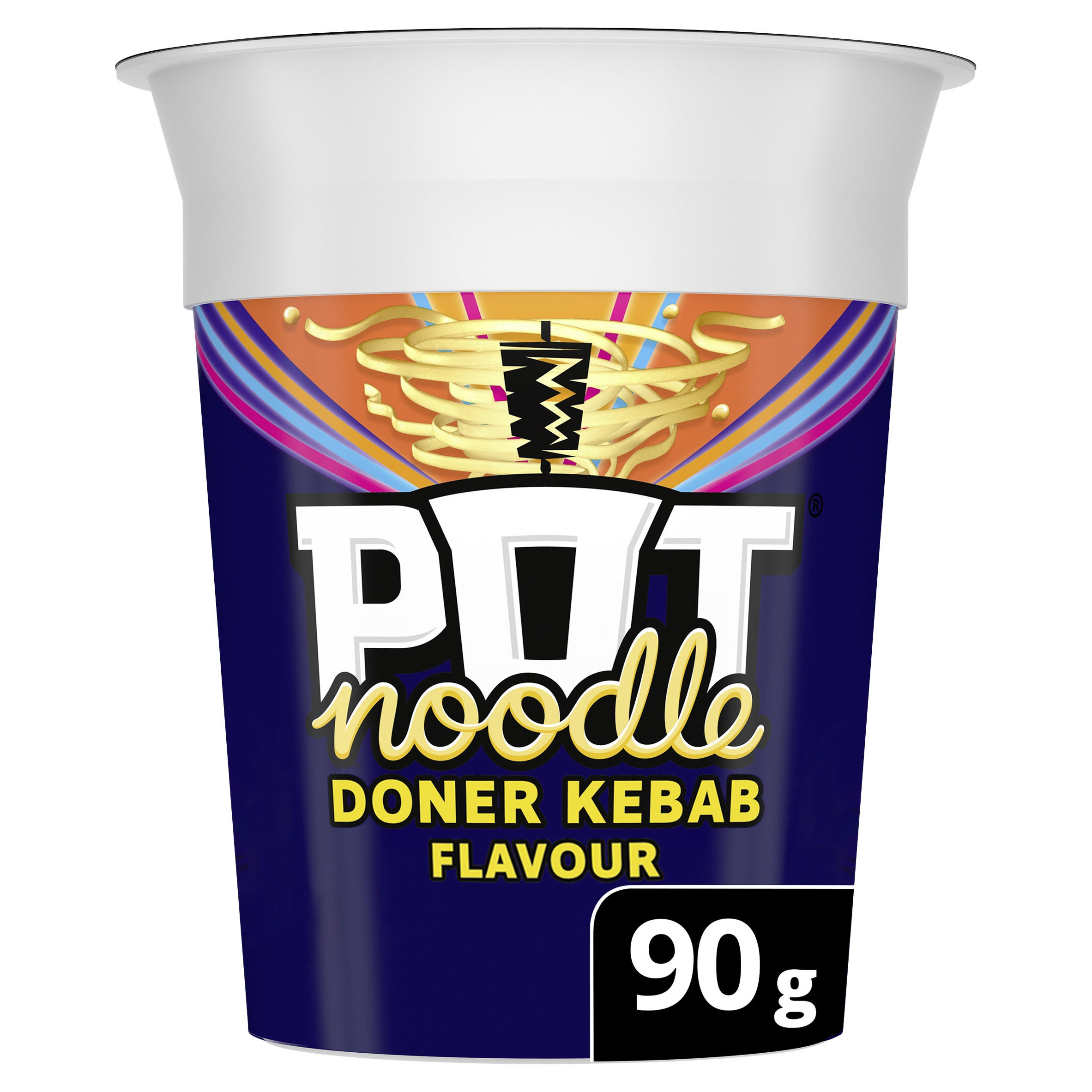 Pot Noodle Doner Kebab Vegetarian Standard Pot Quick to Make Noodles