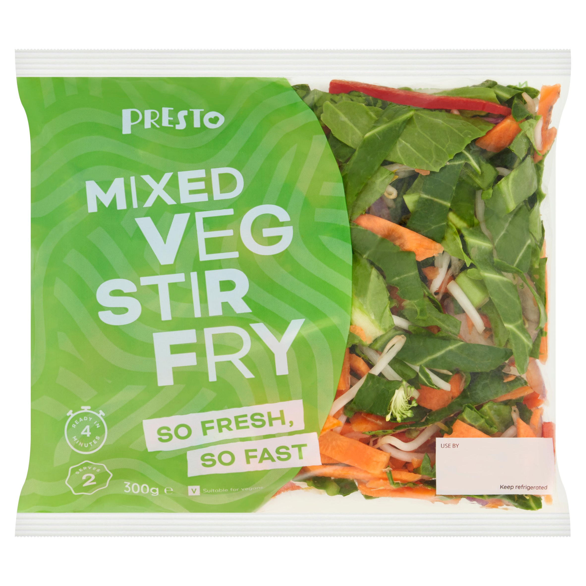 Presto Mixed Veg Stir Fry 300g Stir Fry Vegetables, Sauce & Noodles