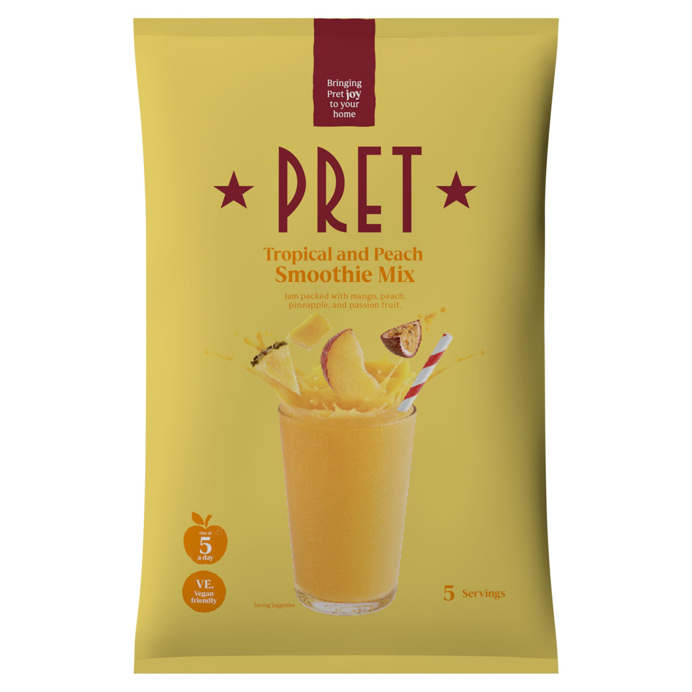 Pret A Manger Tropical Peach Smoothie Mix 400g