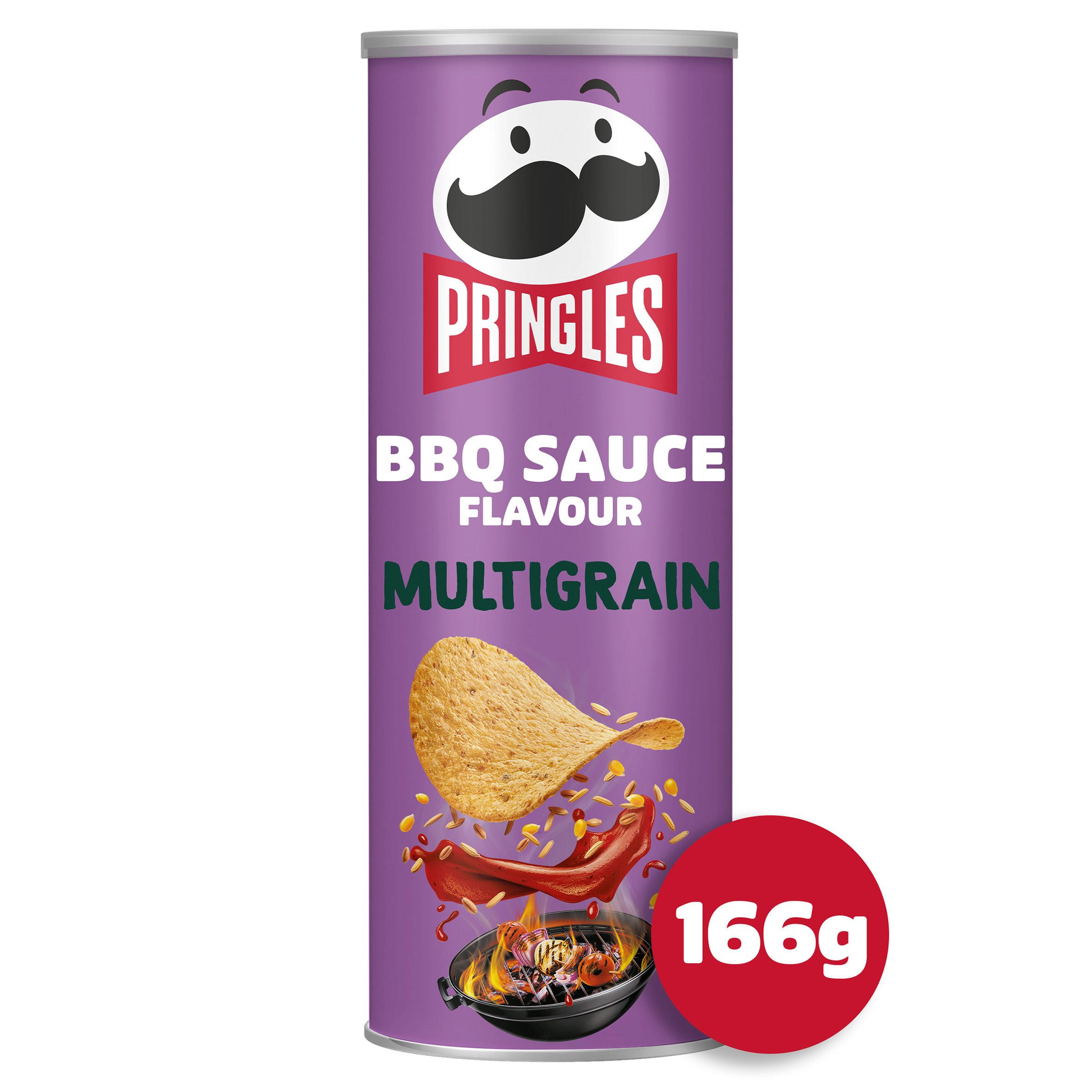 Pringles Bbq Sauce Flavour Multigrain 166g Sharing Crisps Iceland Foods 2556