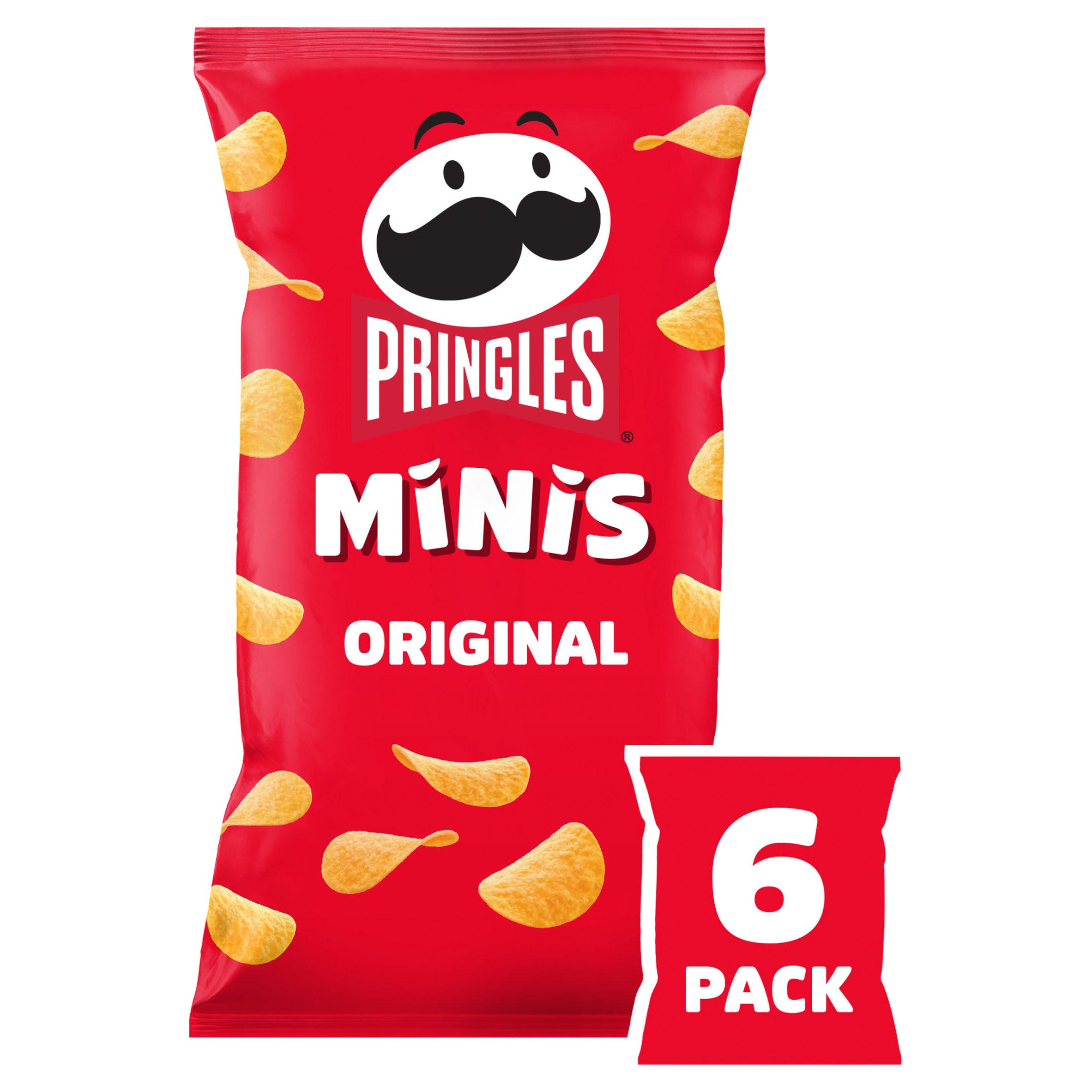 Pringles Minis BBQ Multipack Crisps 6x20g
