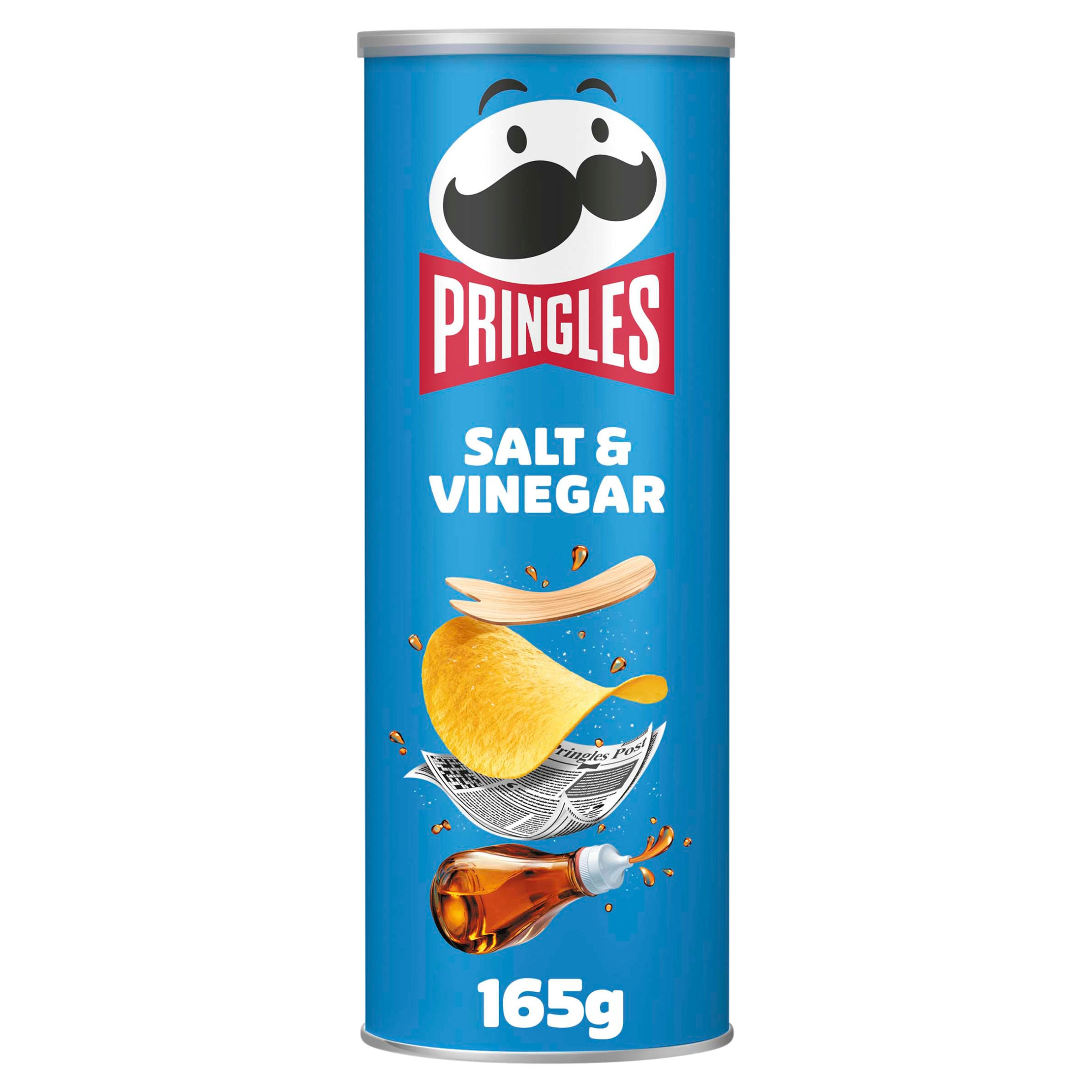 Pringles Salt & Vinegar Halloween Sharing Crisps 165g