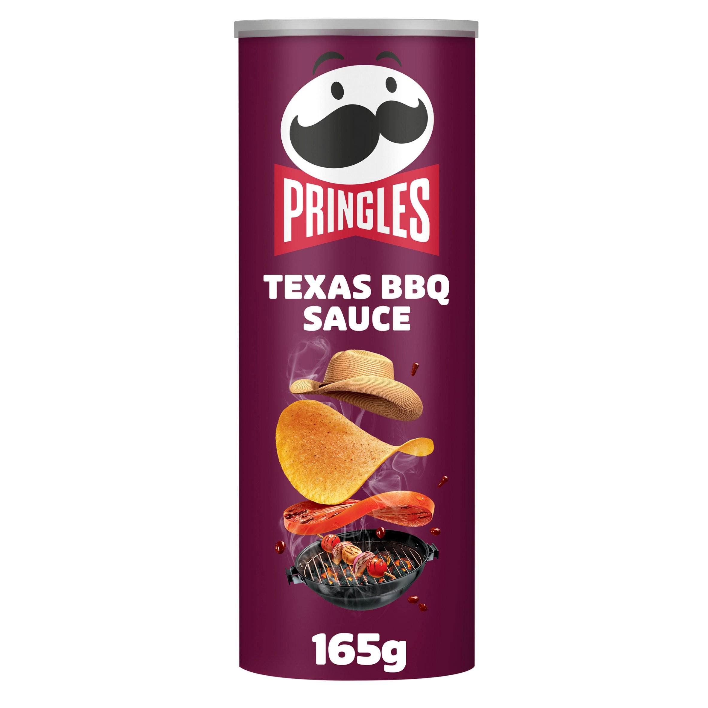 Pringles Hot Smoky BBQ Ribs Sharing Crisps