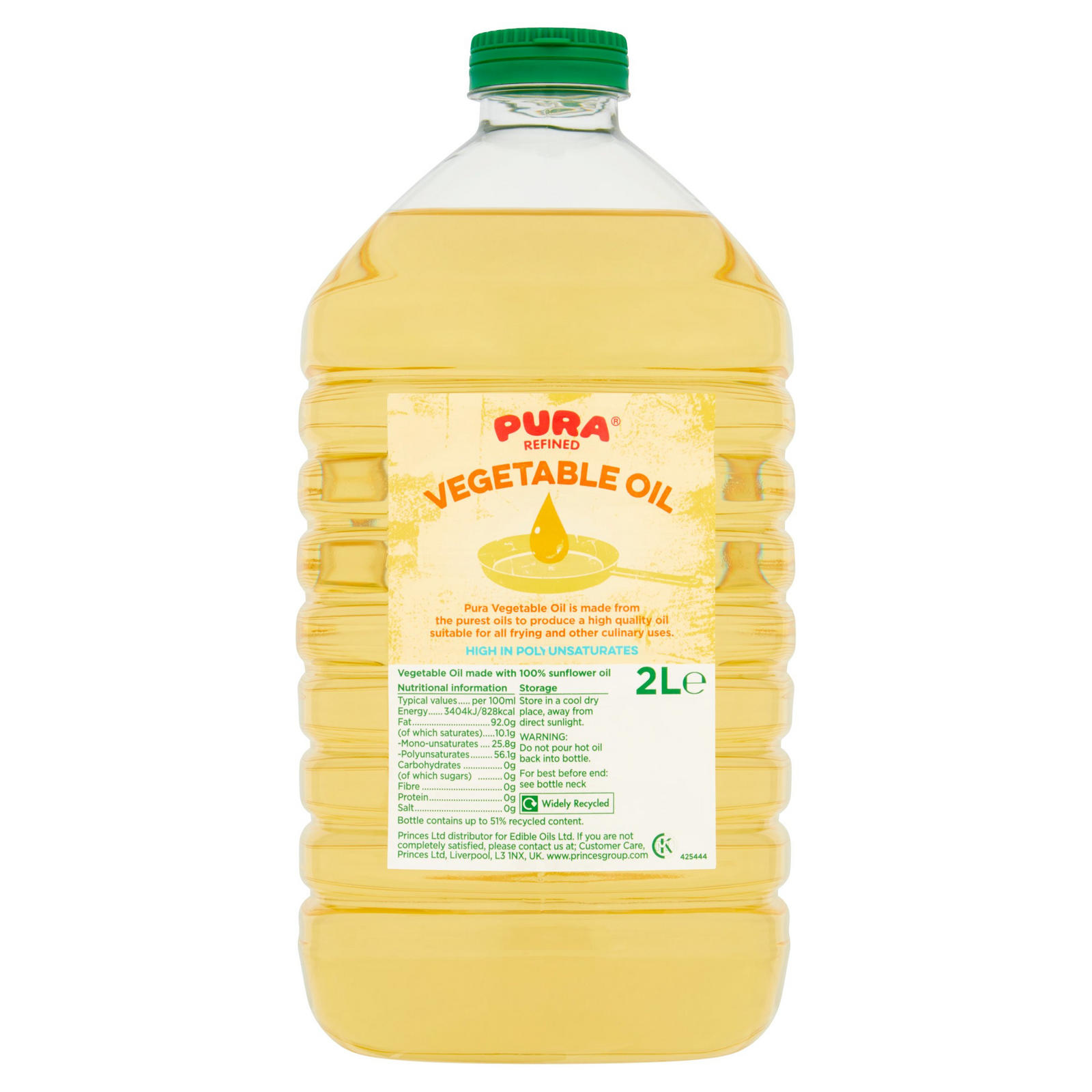 Pura Vegetable Oil 2L | Oils & Dressings | Iceland Foods