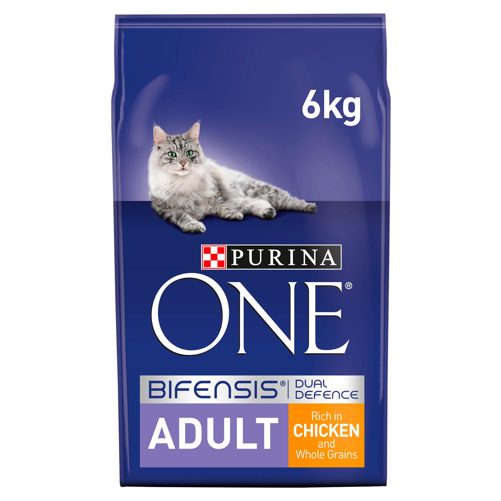 Purina ONE Adult Dry Cat Food Chicken and Wholegrains 6kg Pet Food