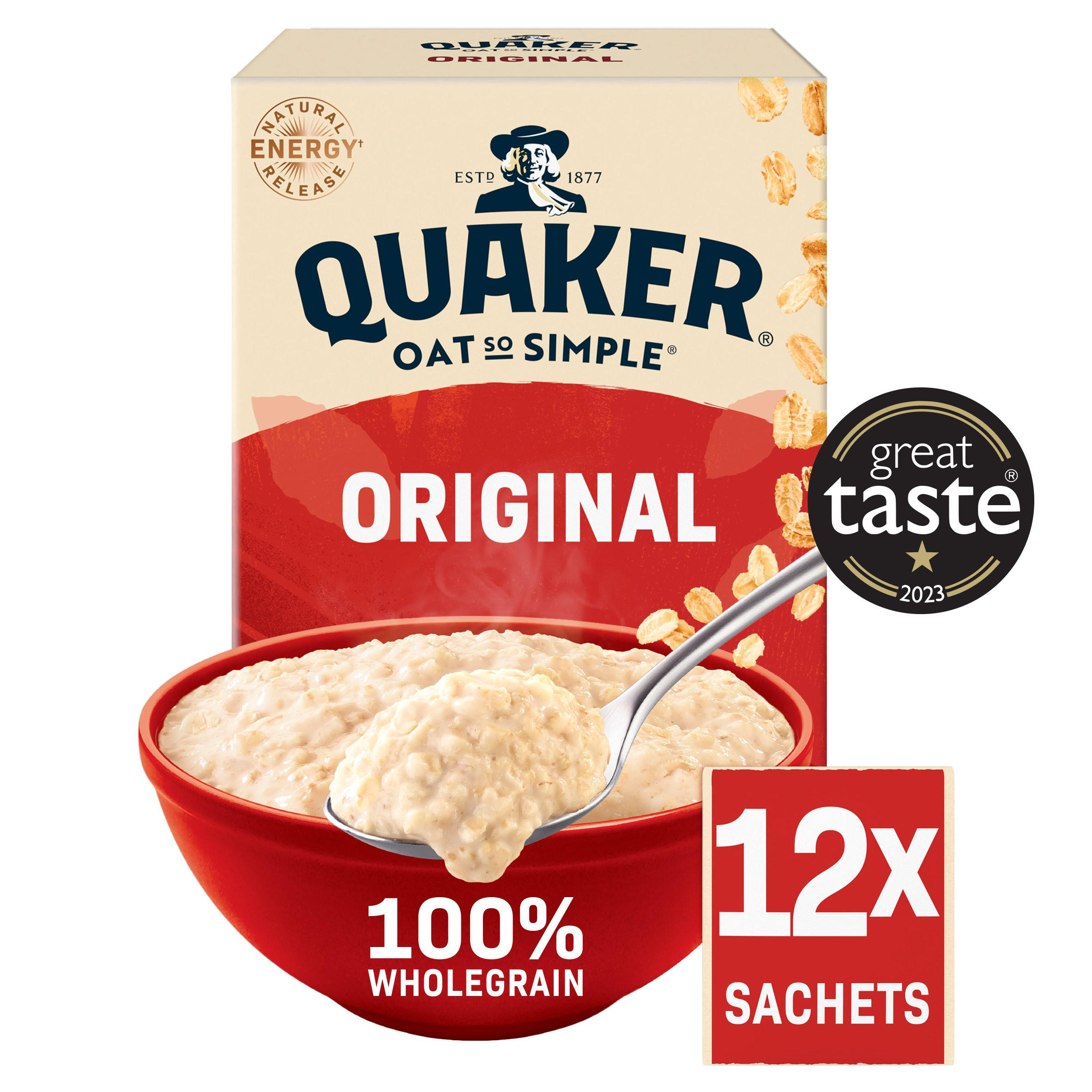 Oat So Simple Original Big Pack Porridge Sachets 12x27g