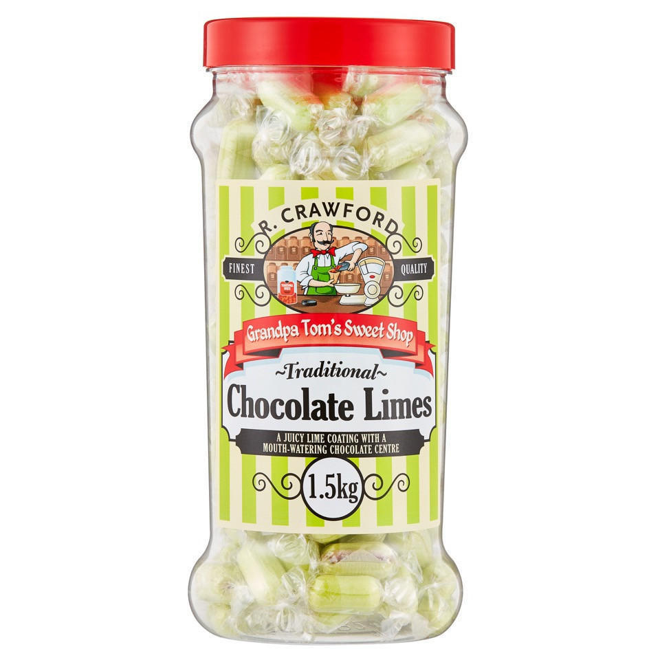 R. Crawford Traditional Chocolate Limes 1.5Kg Sweets Iceland Foods