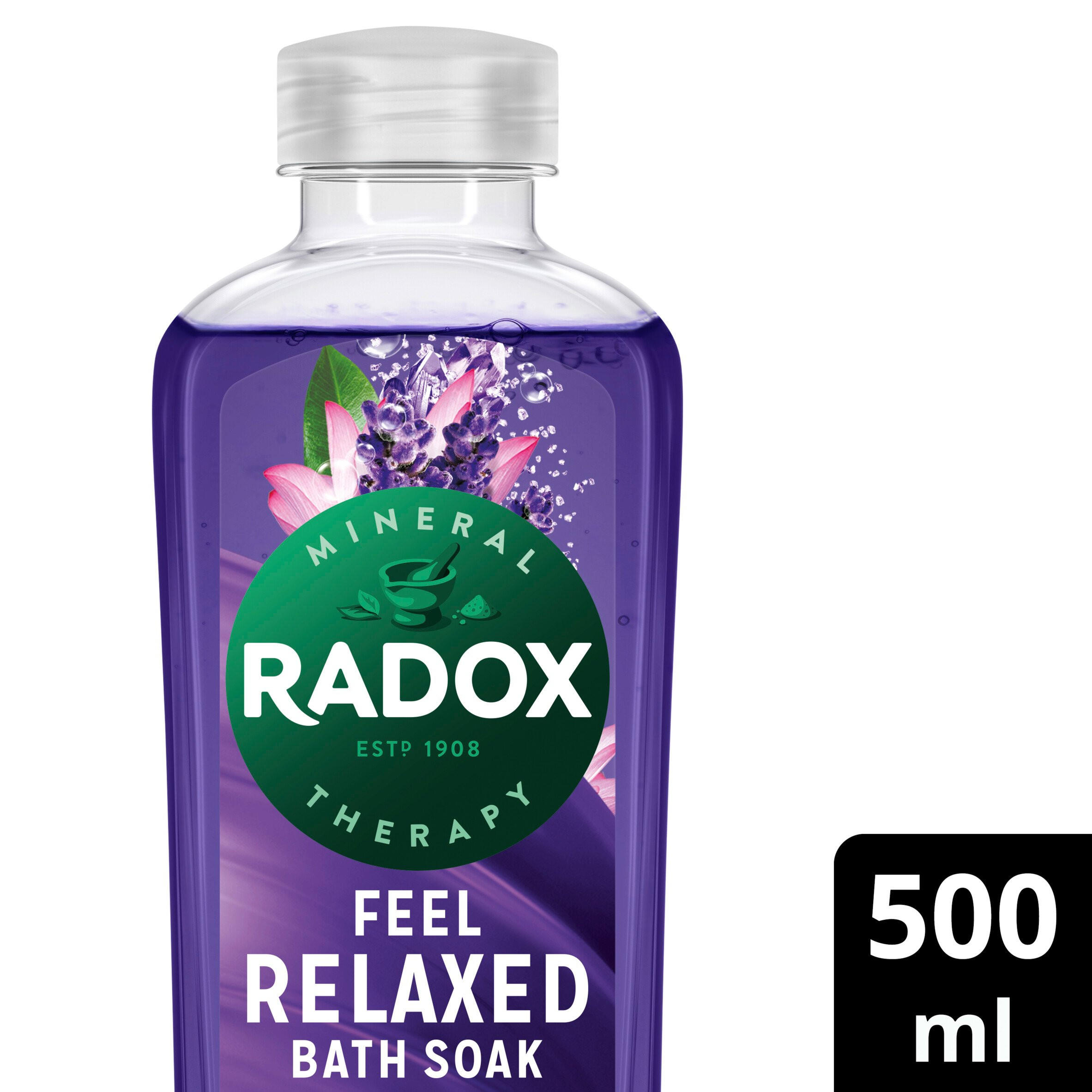 Radox Feel Relaxed Bath Soak 500 ml Shower Gel Iceland Foods