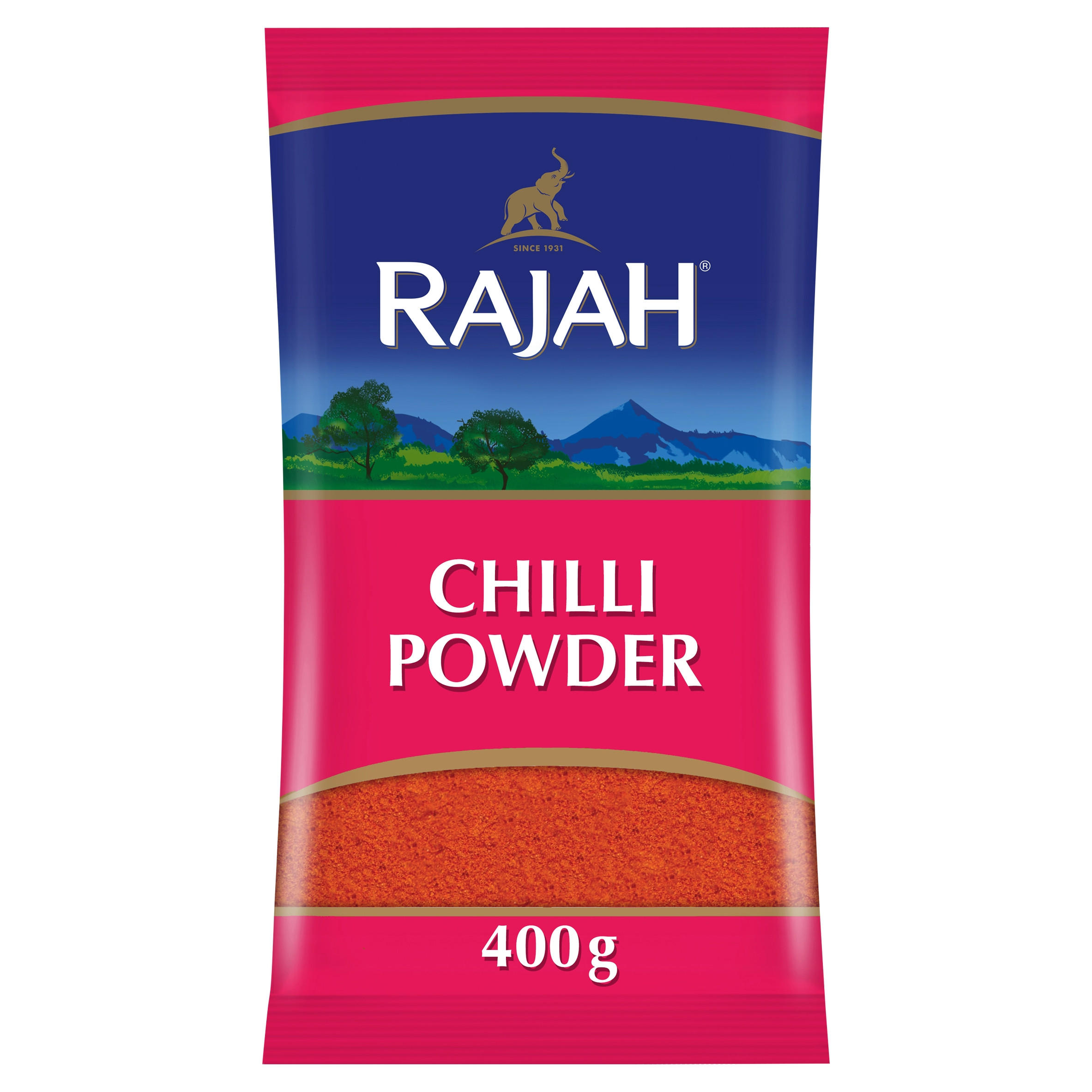 Rajah Chilli Powder 400g Herbs, Spices & Seasonings Iceland Foods