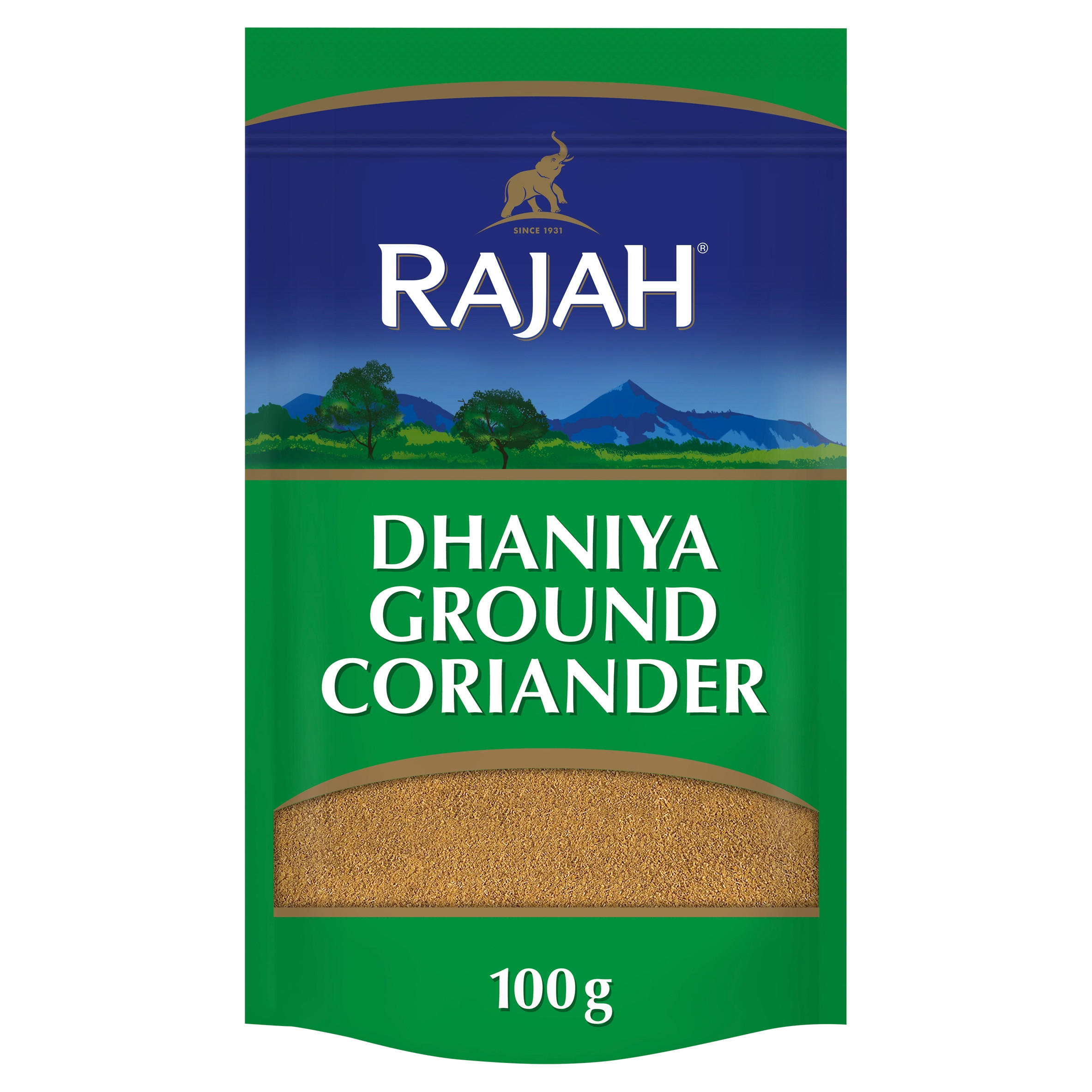 Rajah Dhaniya Ground Coriander 100gs : Aazon.co.uk