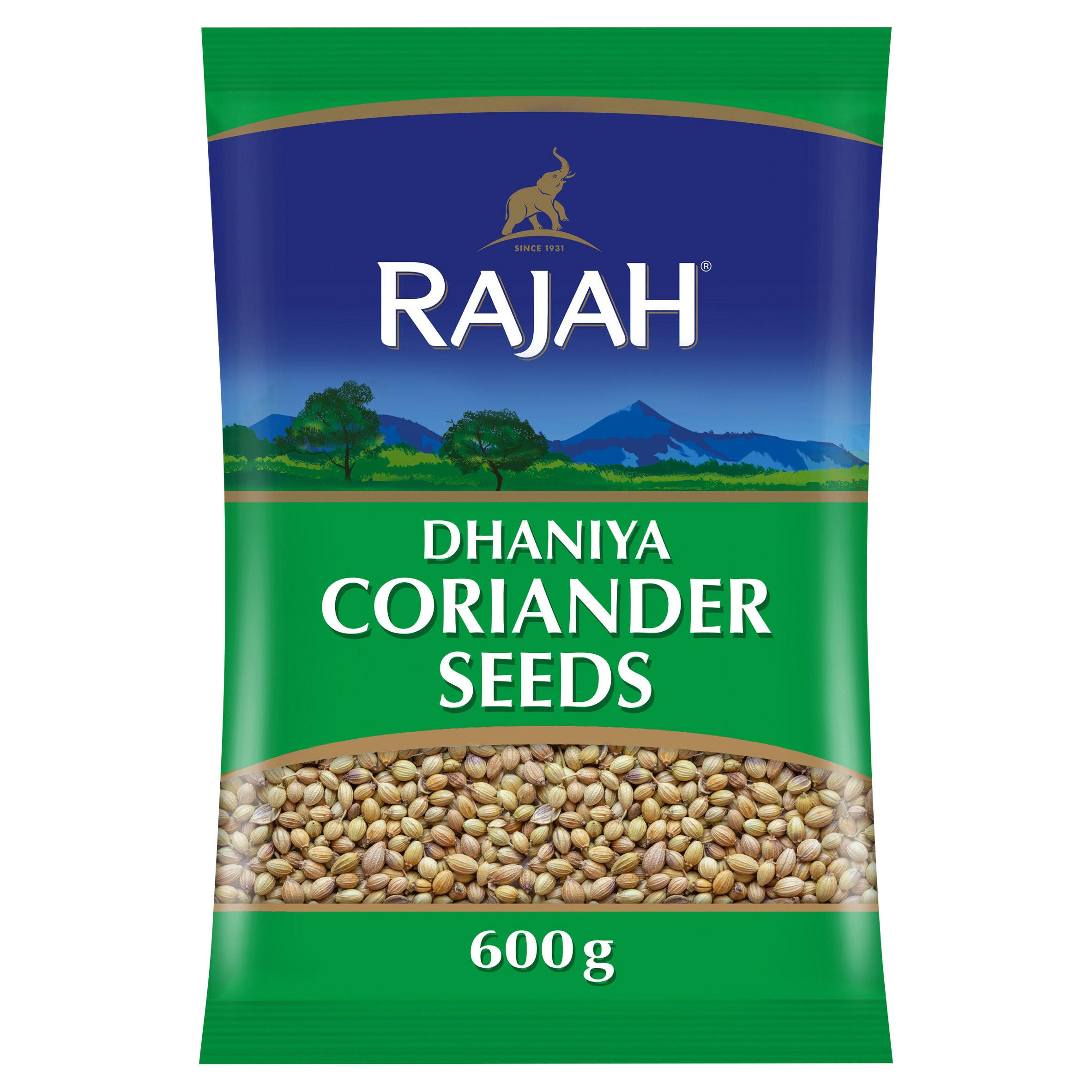 Rajah Dhaniya Whole Coriander Seeds 600g | Herbs, Spices & Seasonings ...