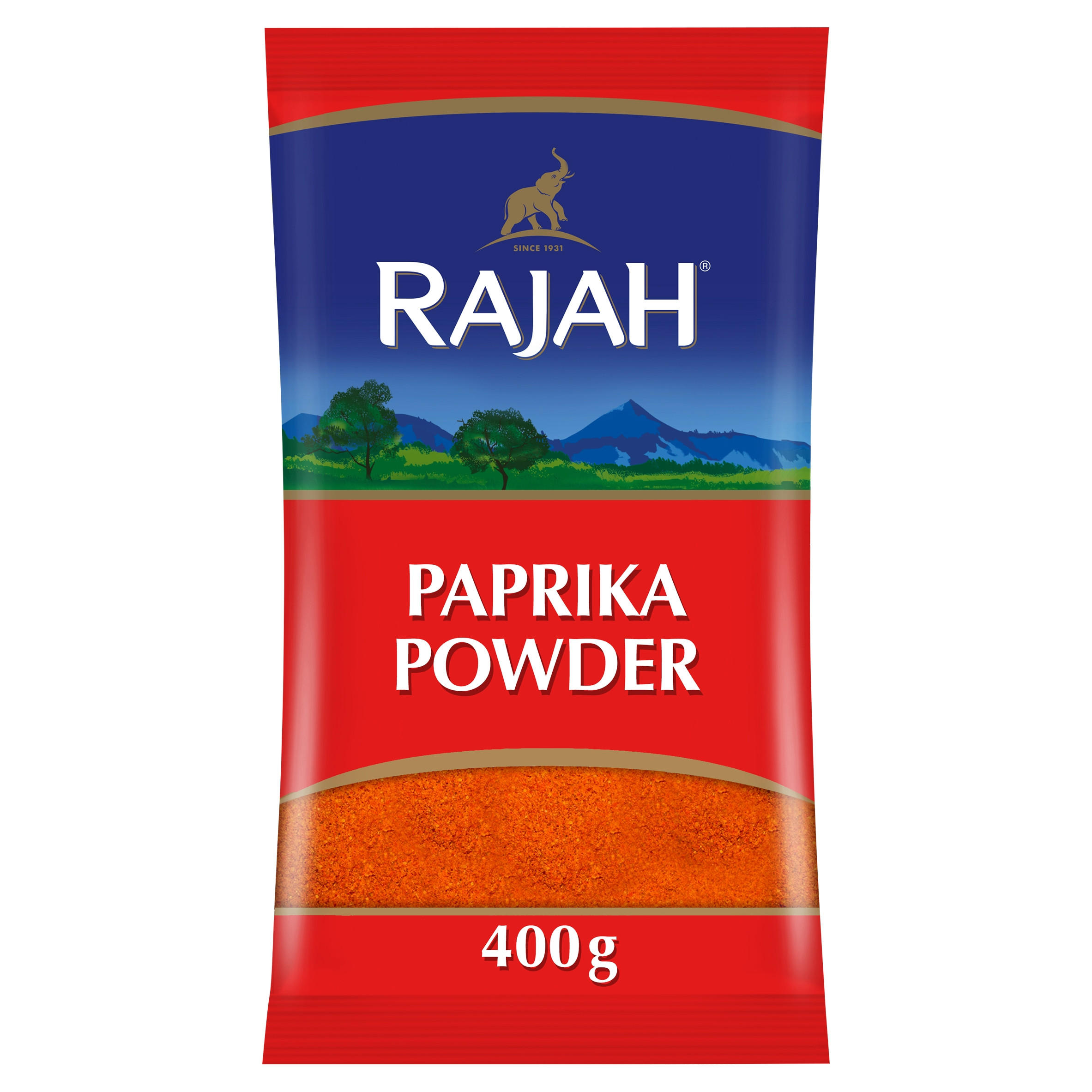 Rajah Paprika Powder 400g Herbs, Spices & Seasonings Iceland Foods