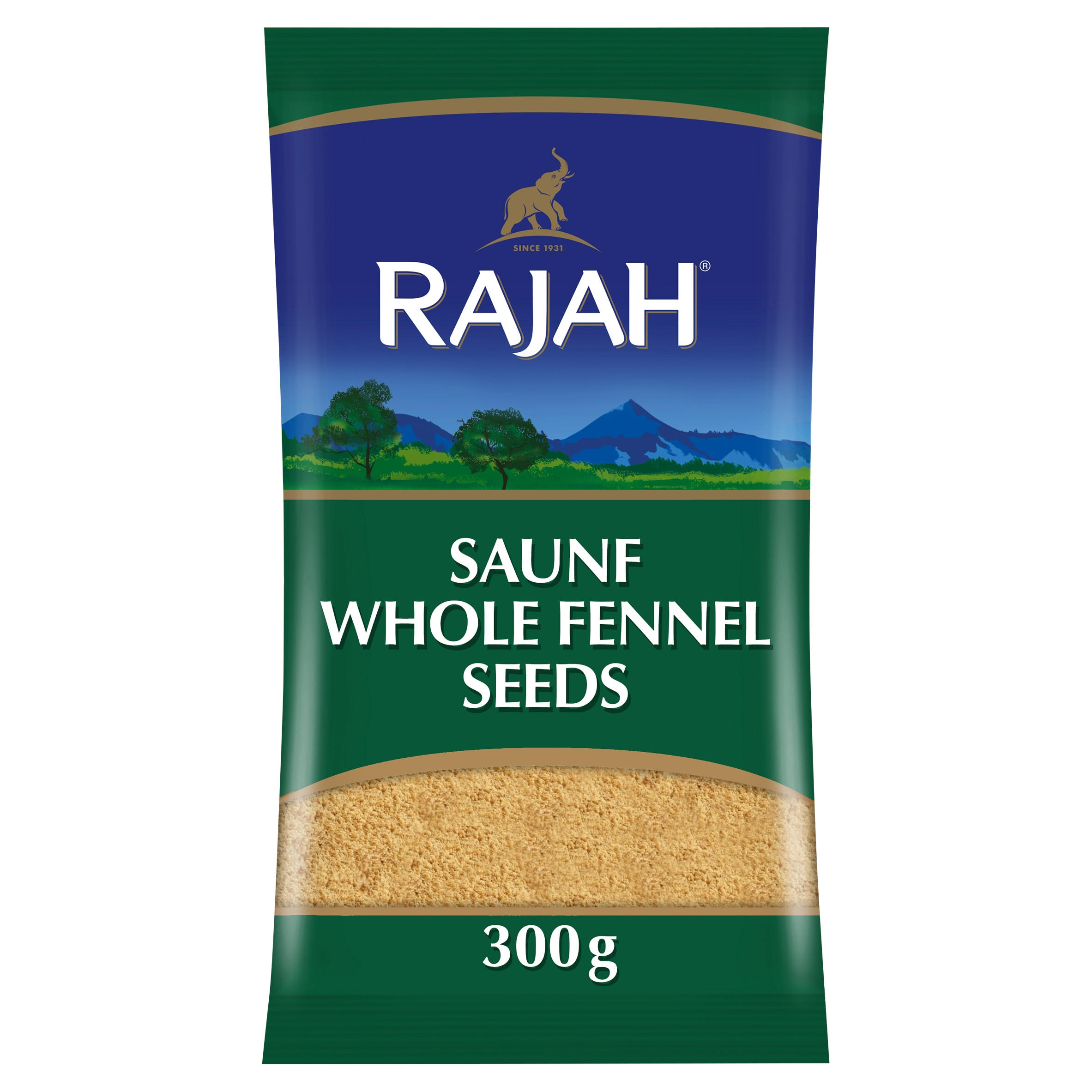 Rajah Saunf Whole Fennel Seeds 300g Herbs, Spices & Seasonings Iceland Foods