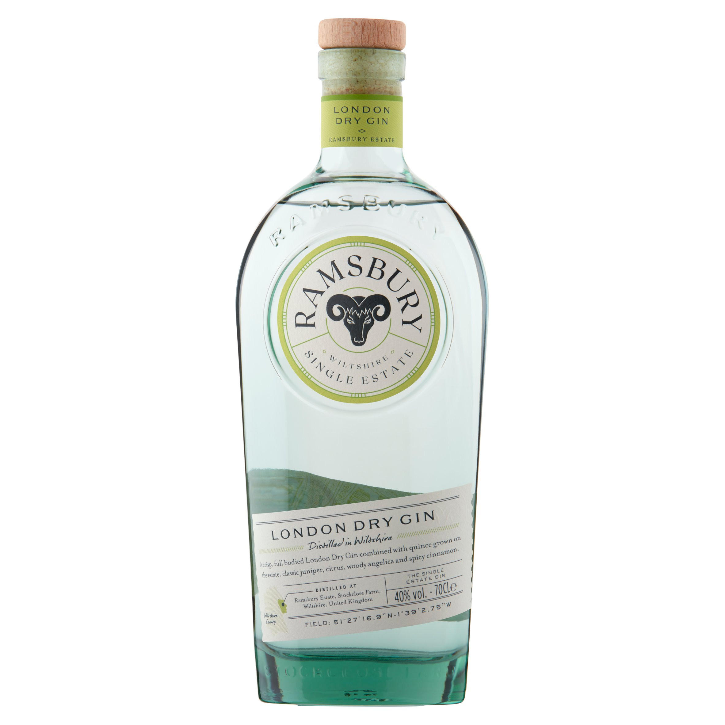 Ramsbury London Dry Gin 70cl Spirits And Pre Mixed Iceland Foods 0725