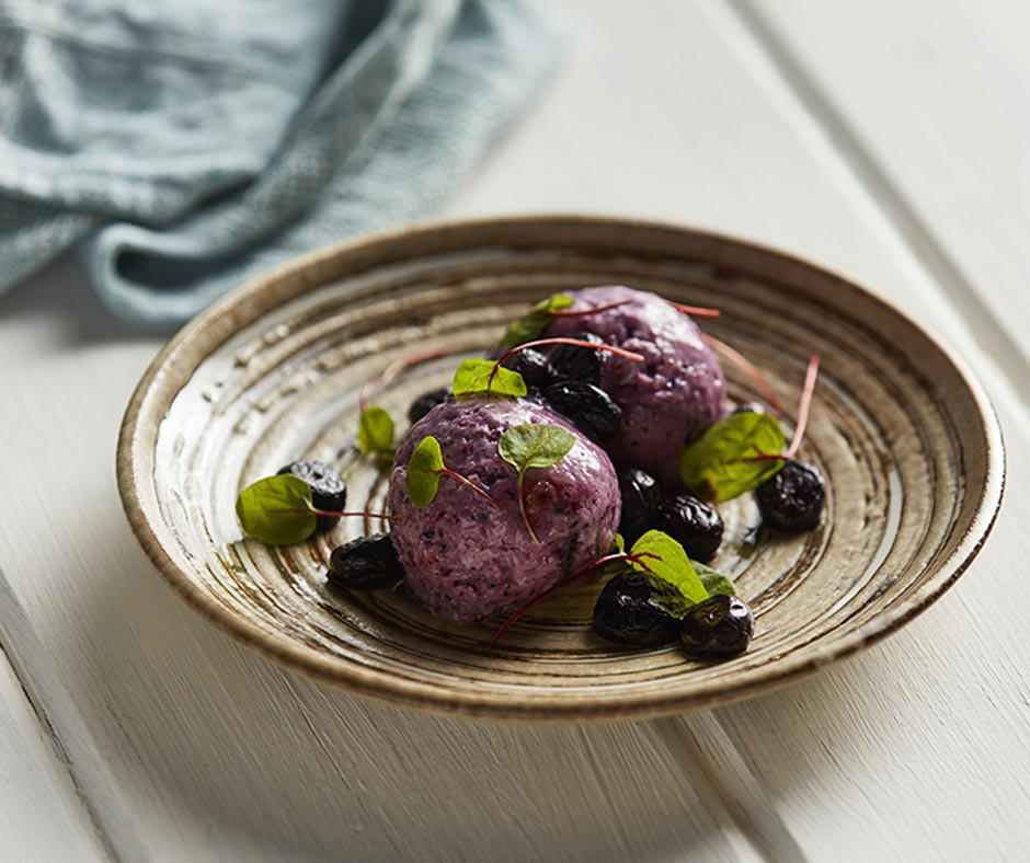 Blueberry Frozen Yoghurt