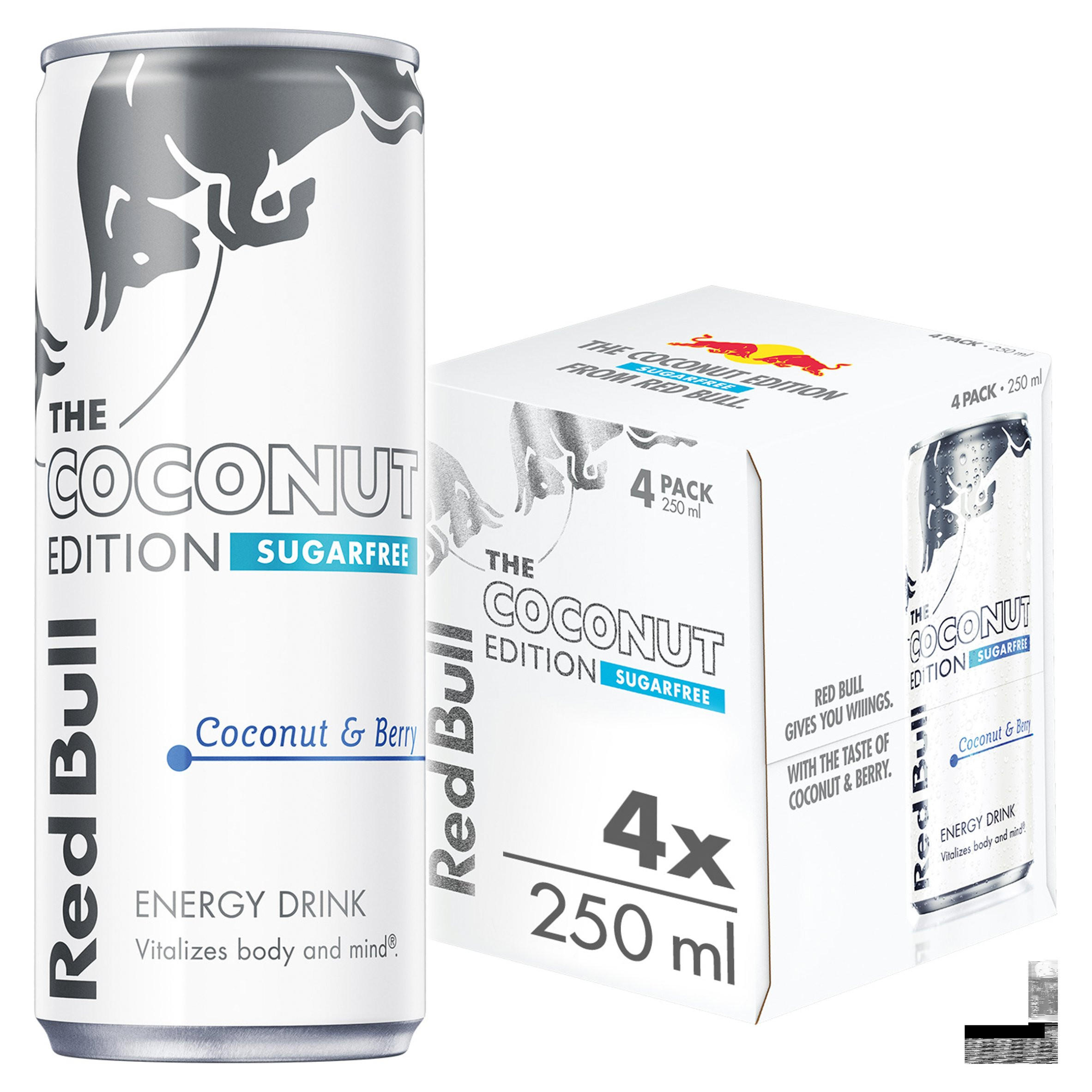 Red Bull Sugar Free Energy Drink 4 X 250Ml