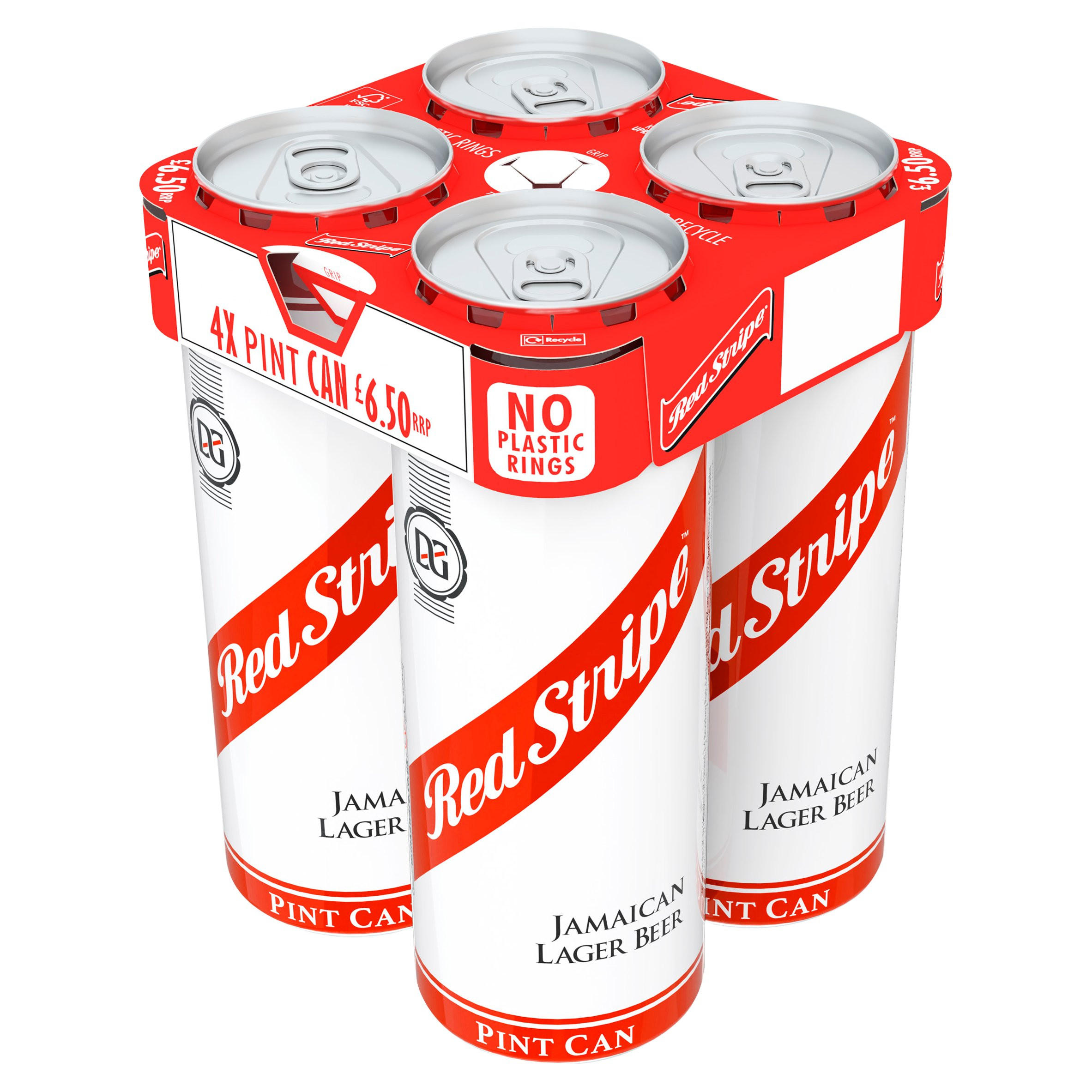 Red Stripe Jamaican Lager Beer 4 x 568ml Cans | Iceland Foods