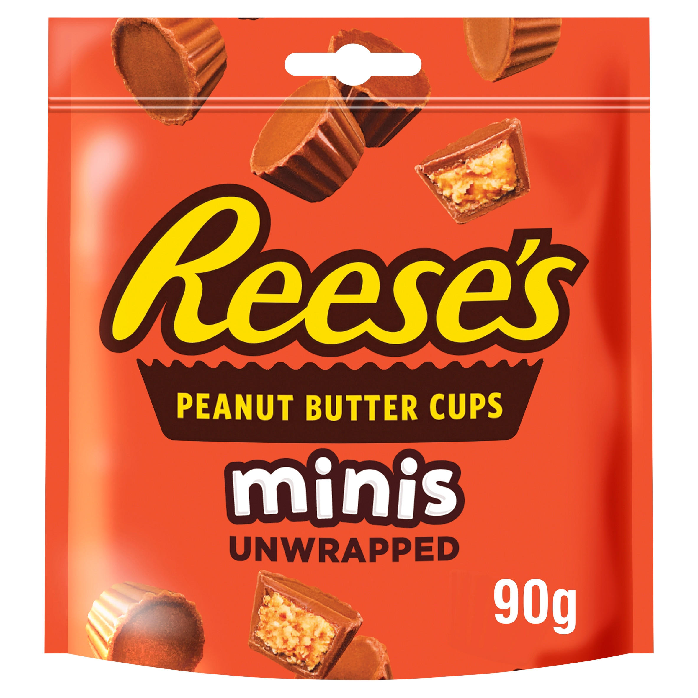 Reese's Milk Chocolate and Peanut Butter Cups Minis Pouch 90g | Single ...