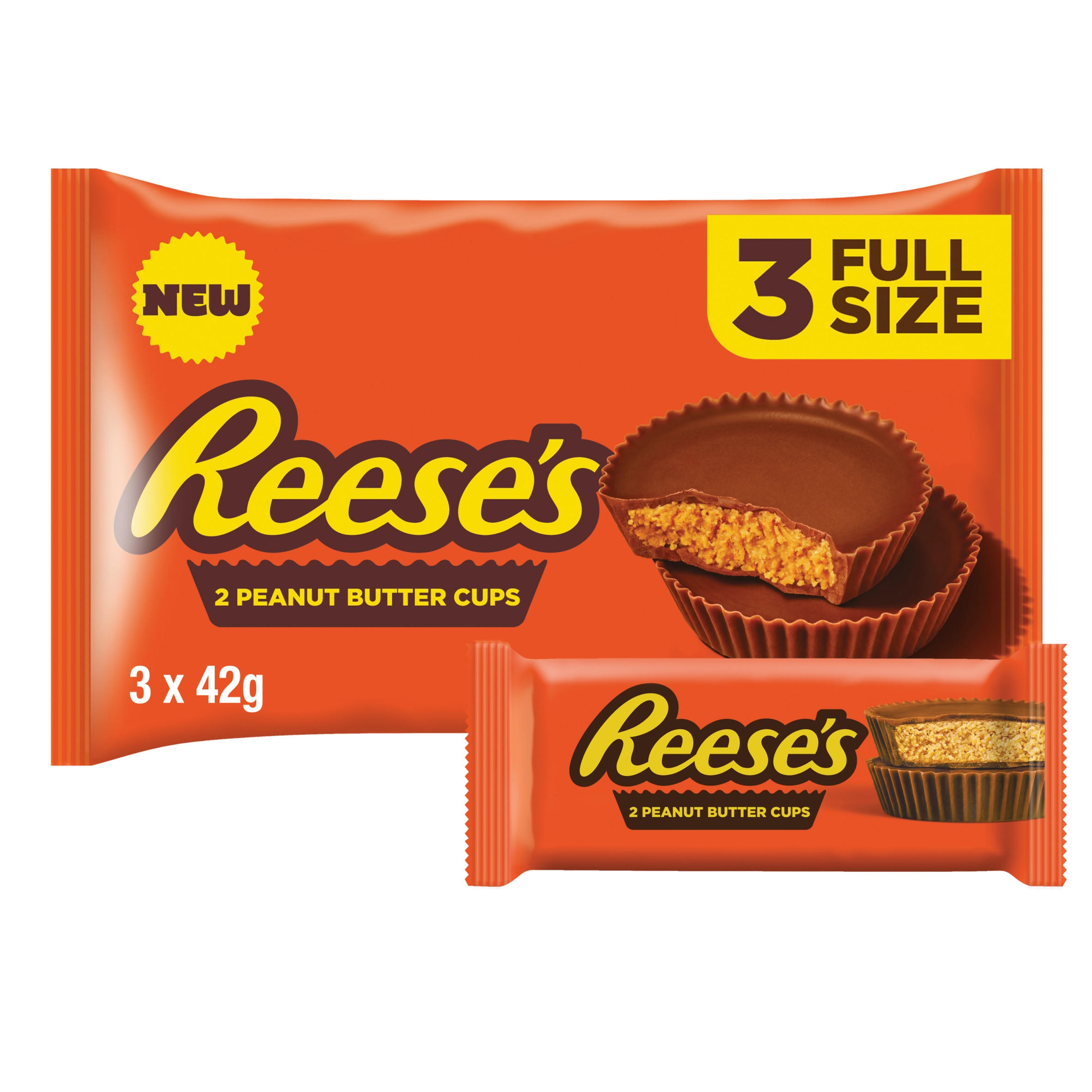 Reese's White Peanut Butter 2 Cups 39g x 3 Multipack 118g