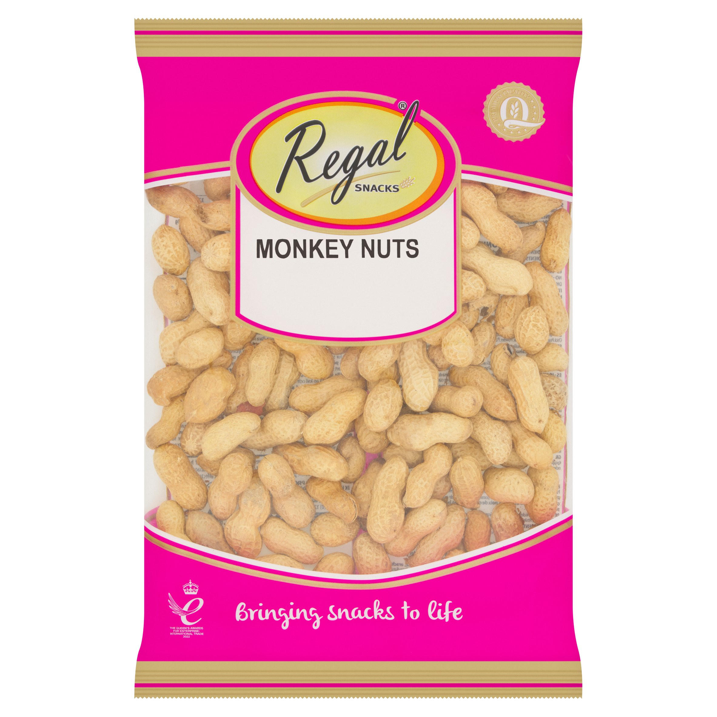 Regal Snacks Monkey Nuts 250g, folic acid free