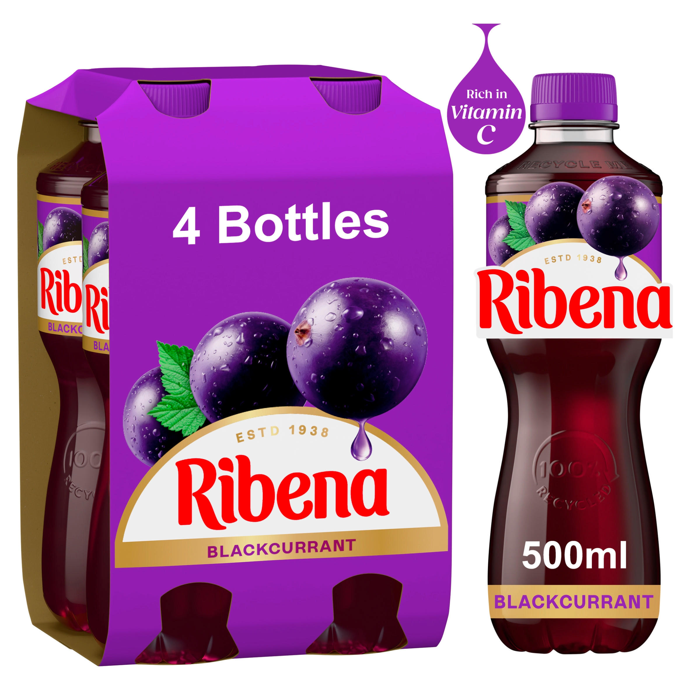 Ribena Blackcurrant Squash 850ml