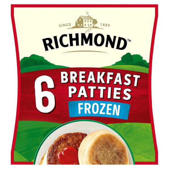 Richmond 6 Sausage Patties 342g