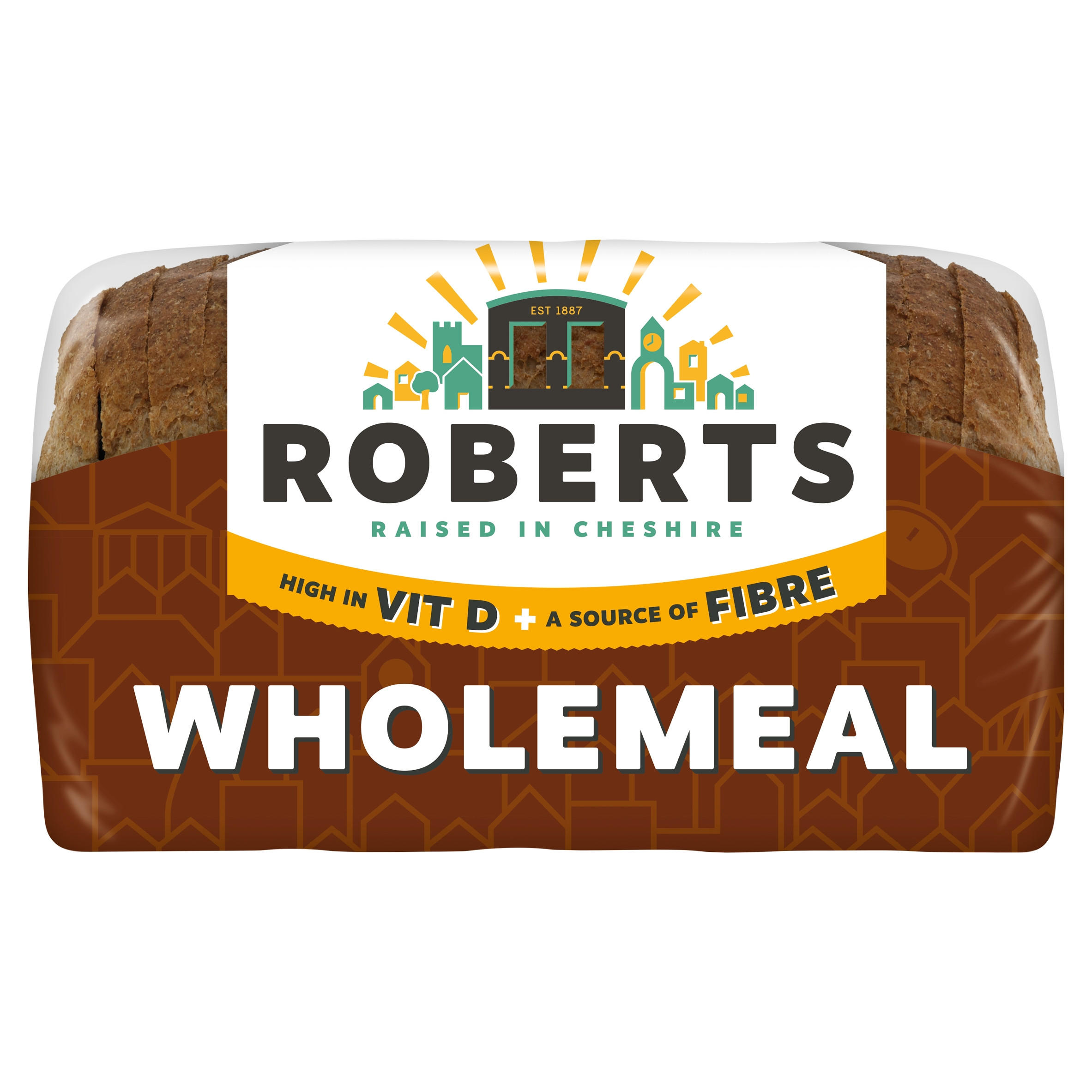 Roberts Wholemeal 800g Brown & Wholemeal Bread Iceland Foods
